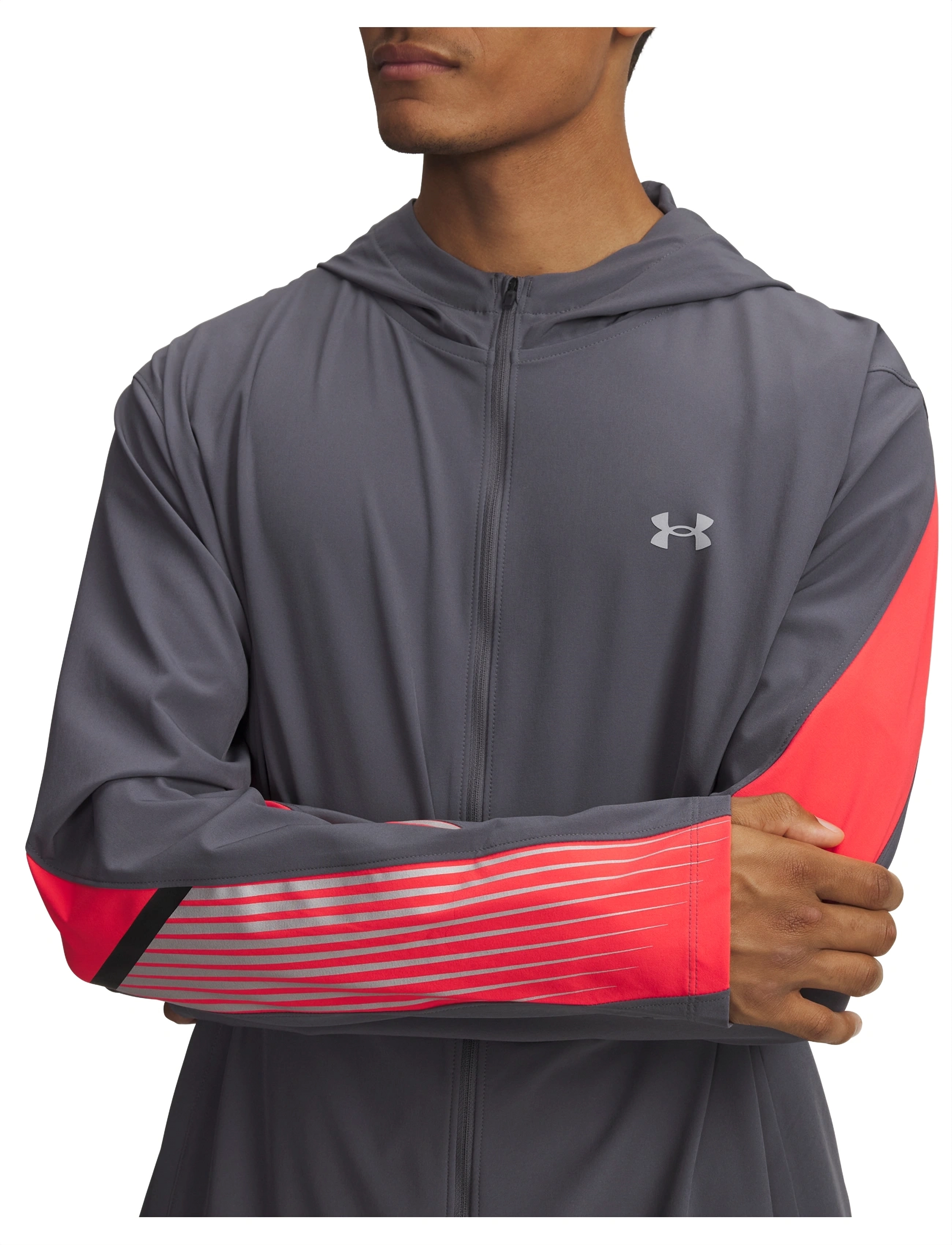 Under Armour - UA Velociti Storm Hooded Jkt - sports jackets - castlerock - 4
