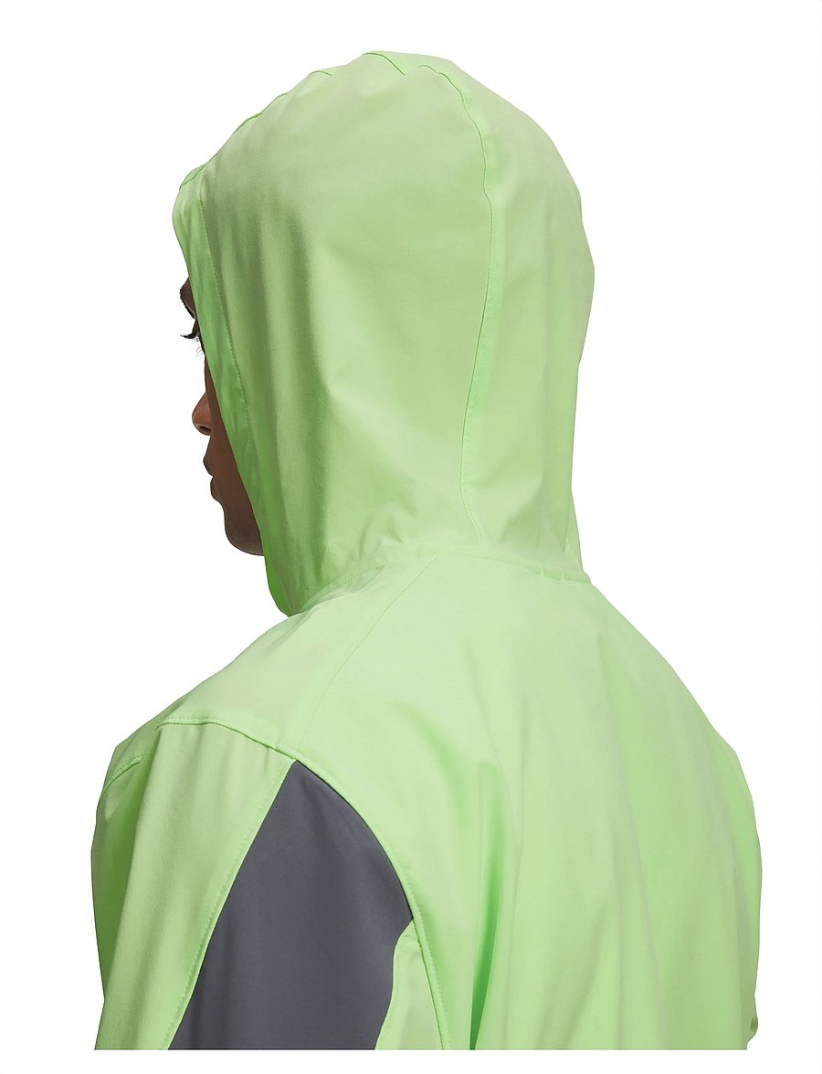 Under Armour - UA Velociti Storm Hooded Jkt - kurtki sportowe - lumos lime - 4