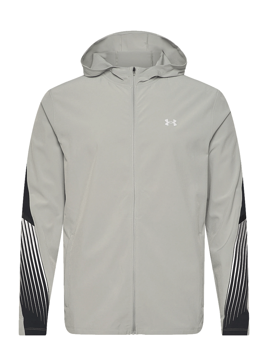 Under Armour - UA Velociti Storm Hooded Jkt - sportjacken - titanium - 1