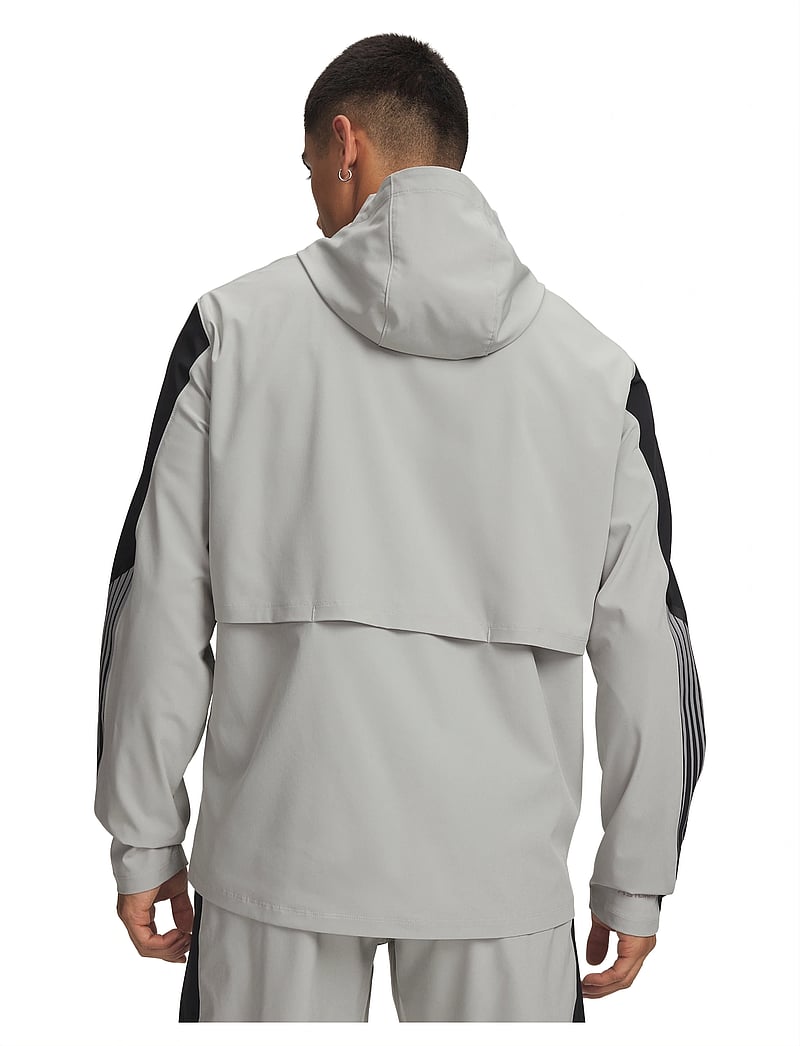 Under Armour - UA Velociti Storm Hooded Jkt - sports jackets - titanium - 3