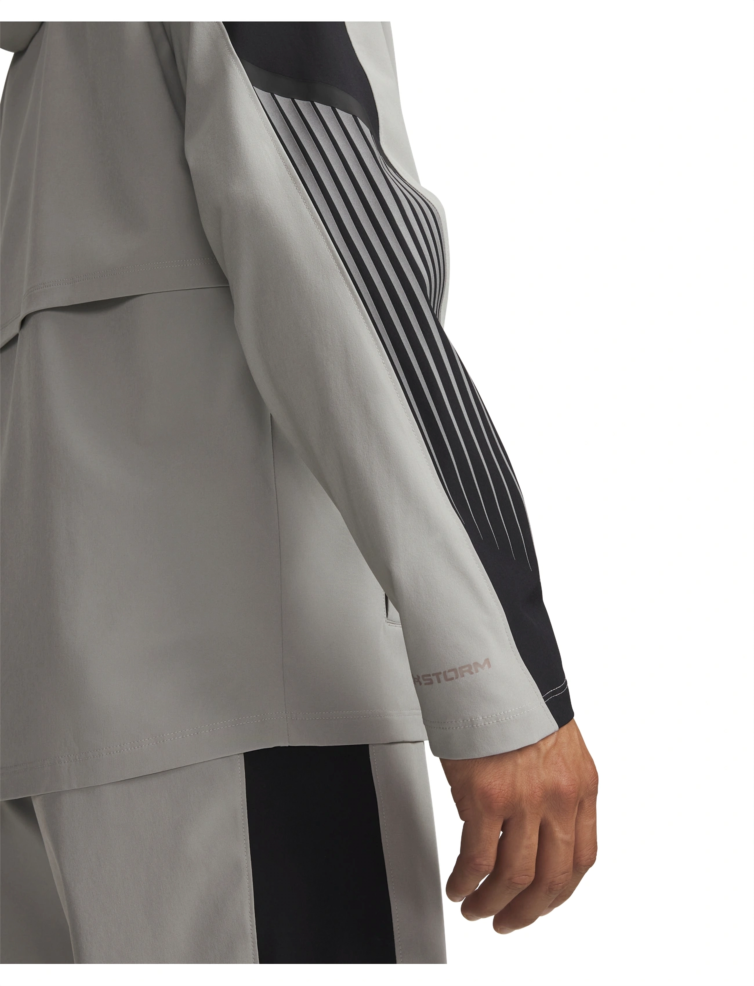 Under Armour - UA Velociti Storm Hooded Jkt - sportjacken - titanium - 4