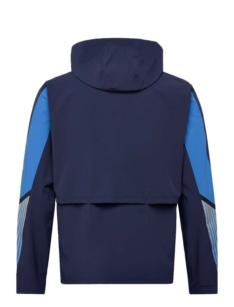Under Armour - UA Velociti Storm Hooded Jkt - sportjackor - washed navy - 2