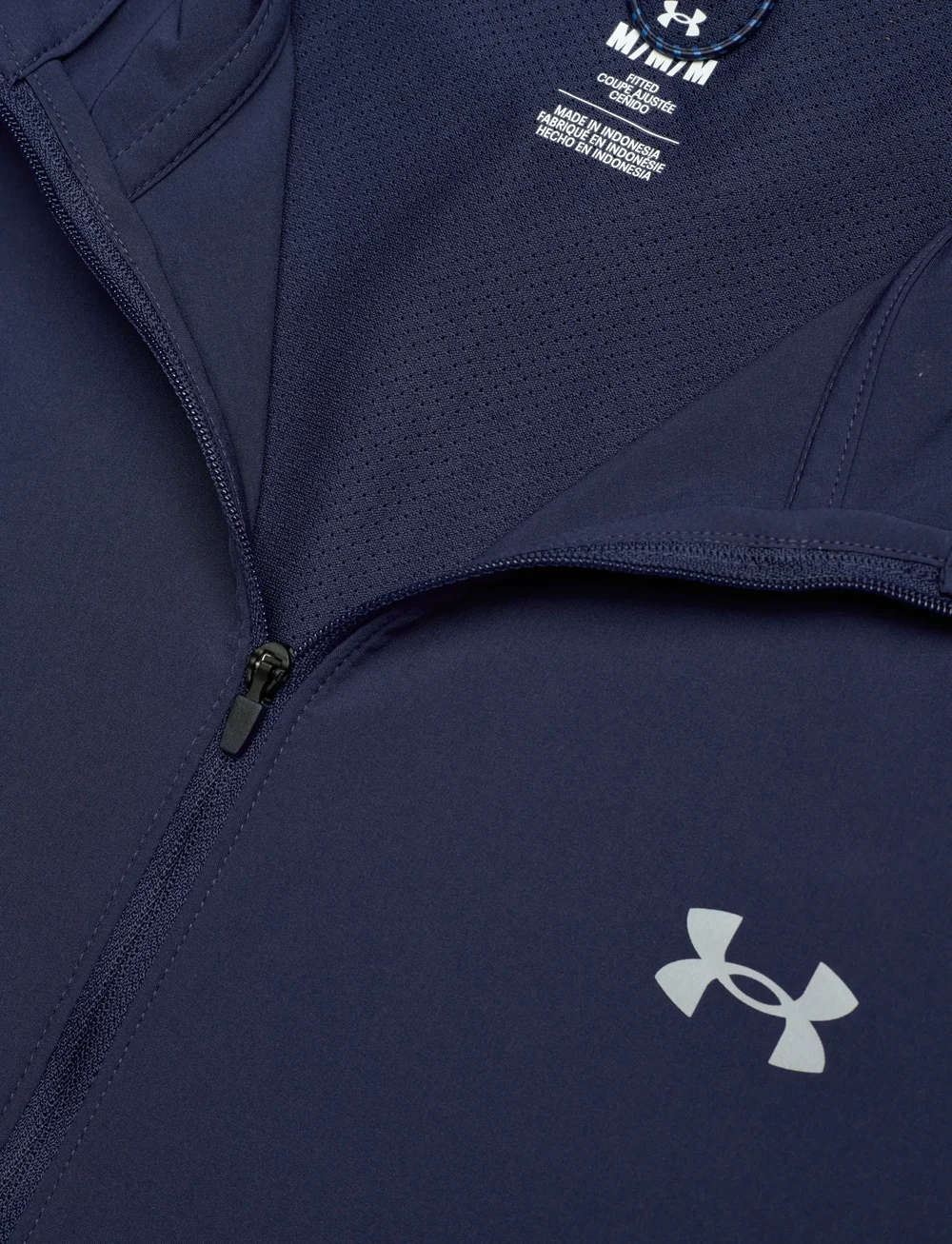 Under Armour - UA Velociti Storm Hooded Jkt - sportjackor - washed navy - 5