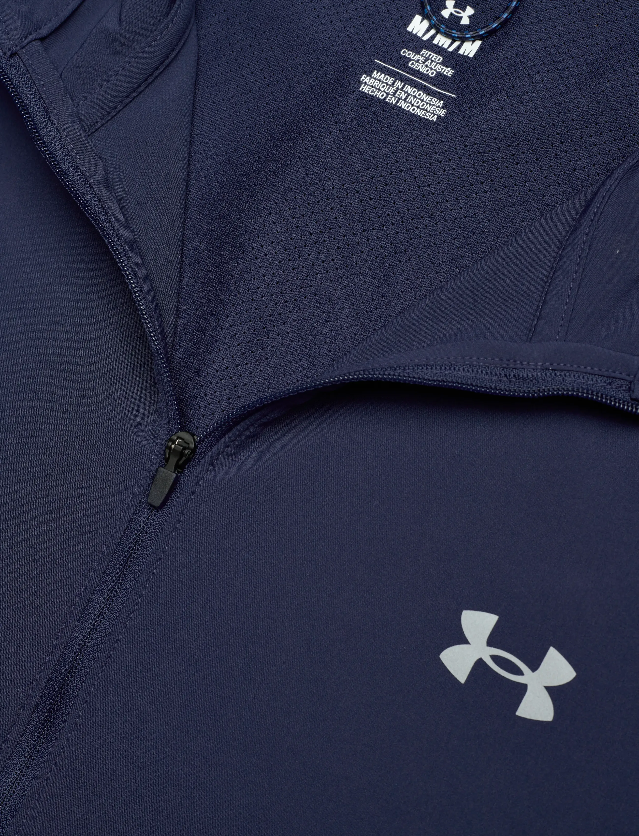 Under Armour - UA Velociti Storm Hooded Jkt - sportjackor - washed navy - 5