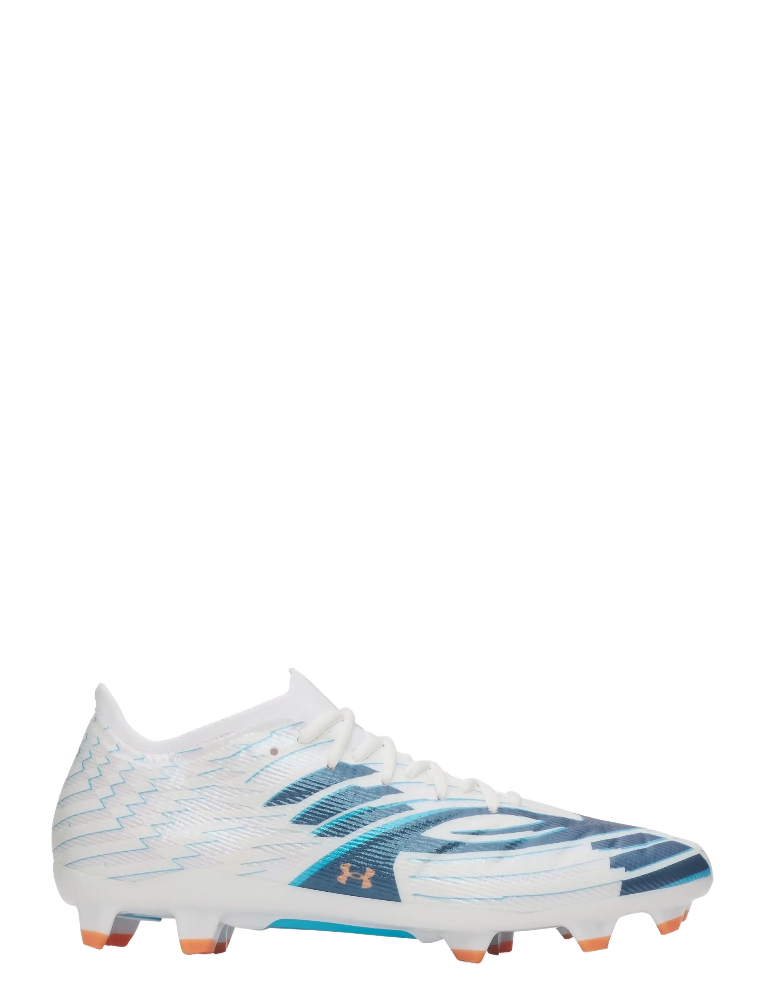 Under Armour UA U Mach 1 Pro FG - Futbolo bateliai - WHITE / white