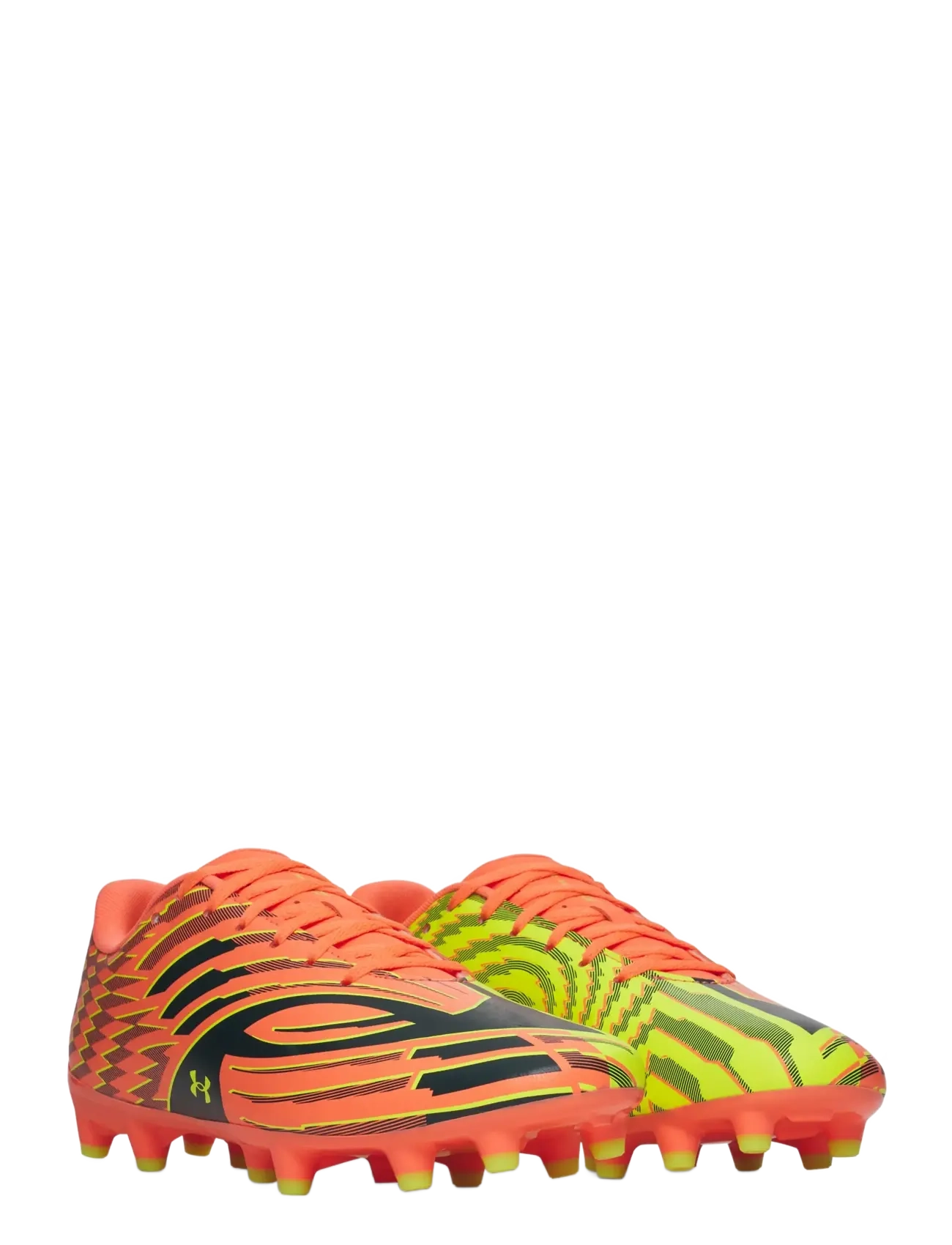 Under Armour - UA U Mach 1 Club FG - fodboldstøvler - electric tangerine - 1