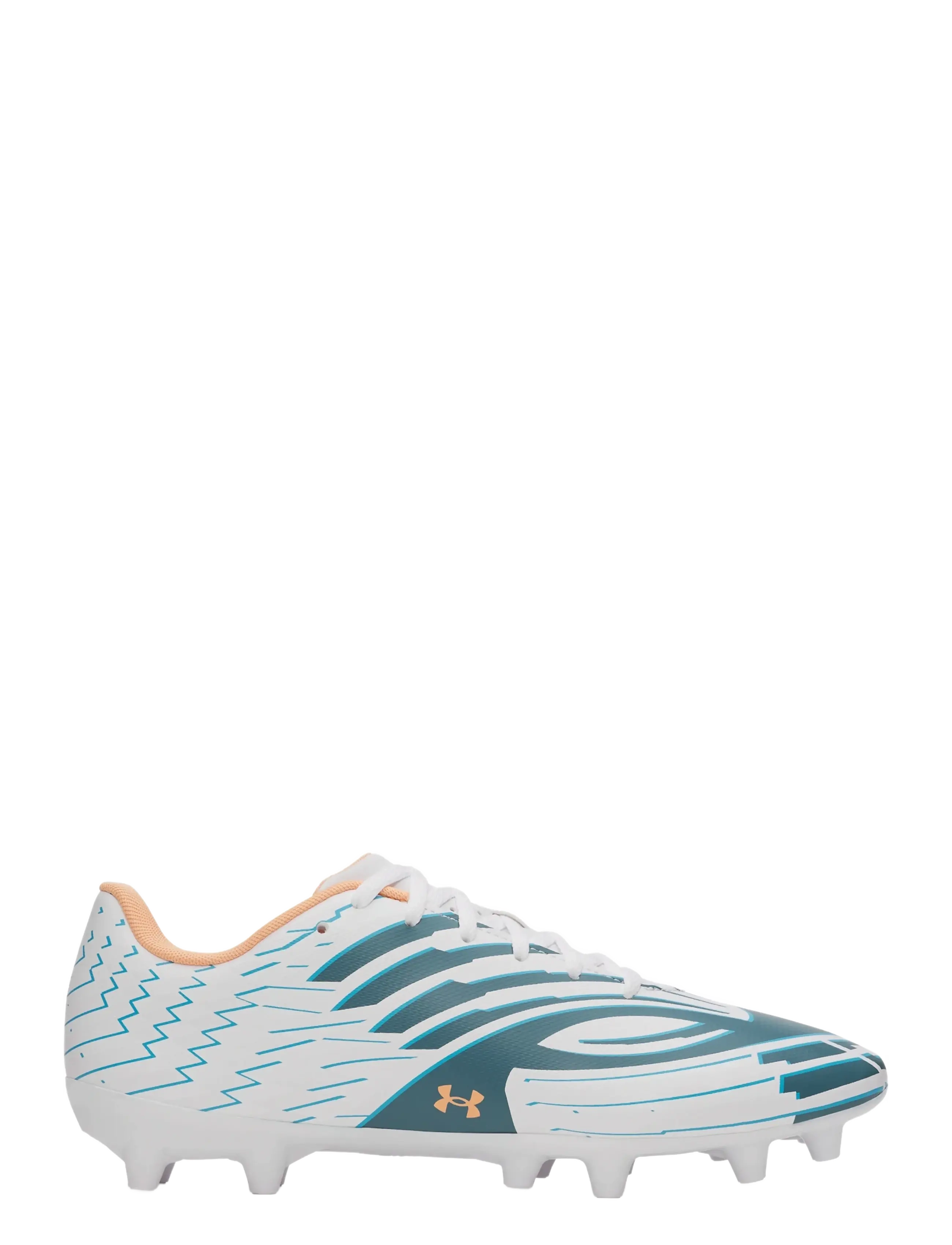Under Armour UA U Shadow Club 4 FG - Fotballsko - WHITE / white