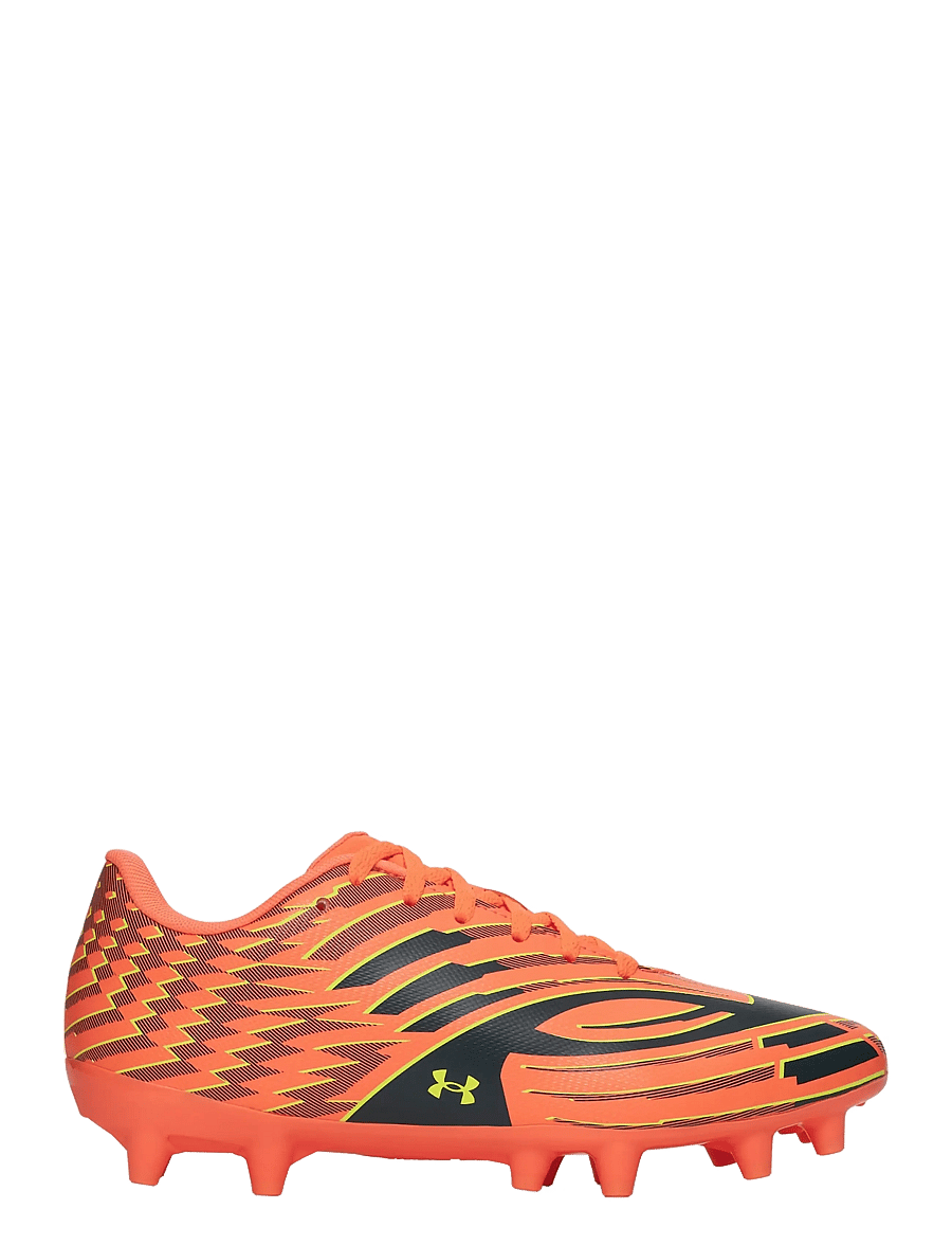 Under Armour - UA Shadow Club 4 FG Jr - fotbollsskor - electric tangerine - 0