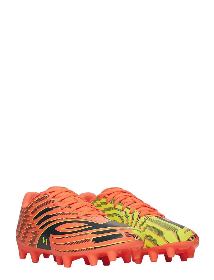 Under Armour - UA Shadow Club 4 FG Jr - fotbollsskor - electric tangerine - 1