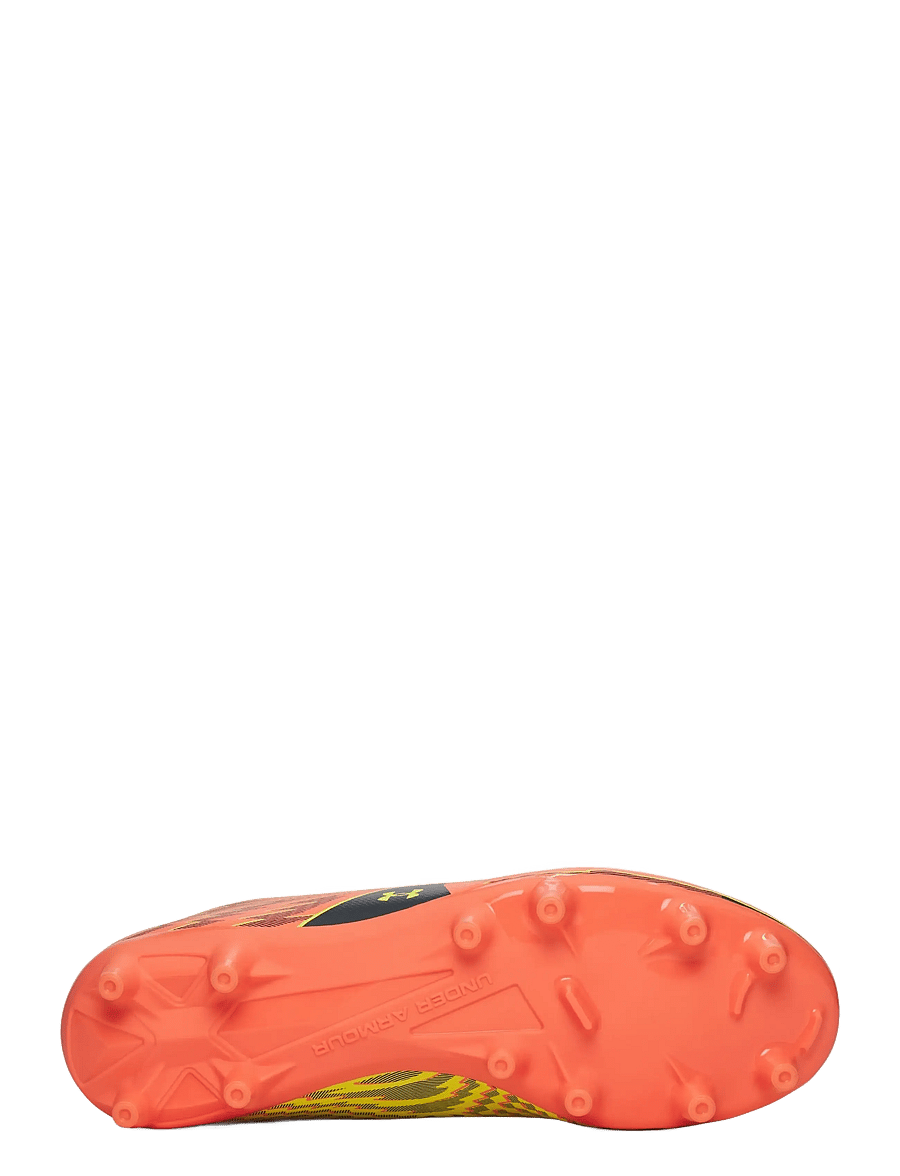 Under Armour - UA Shadow Club 4 FG Jr - fotbollsskor - electric tangerine - 2