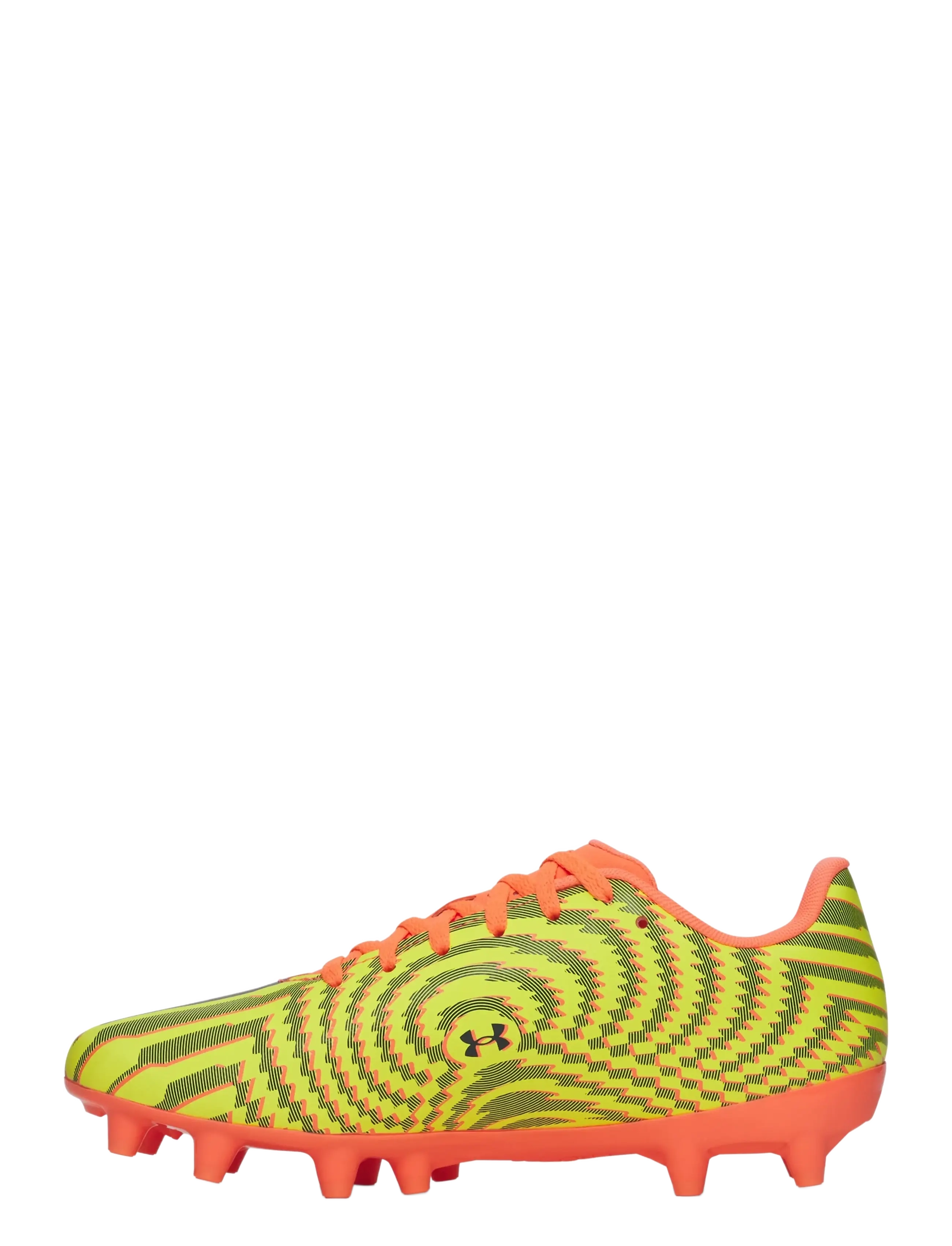Under Armour - UA Shadow Club 4 FG Jr - fodboldstøvler - electric tangerine - 4