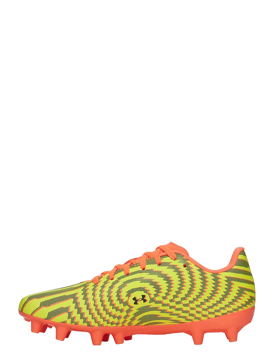 Under Armour - UA Shadow Club 4 FG Jr - fotbollsskor - electric tangerine - 4