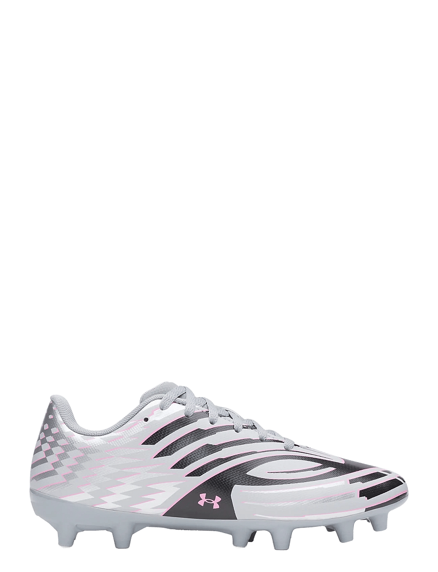 Under Armour - UA Shadow Club 4 FG Jr - fodboldstøvler - steel - 0