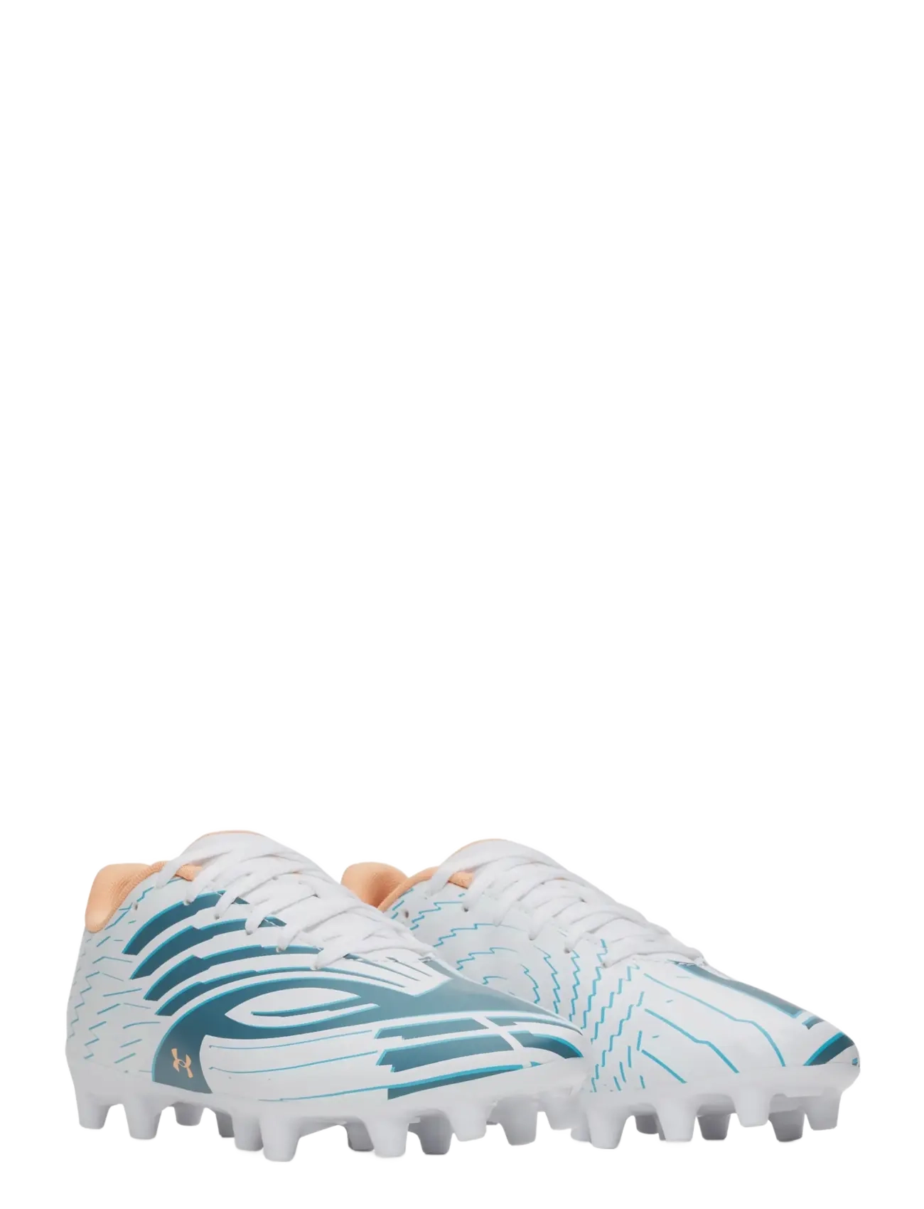 Under Armour - UA Shadow Club 4 FG Jr - fodboldstøvler - white - 1