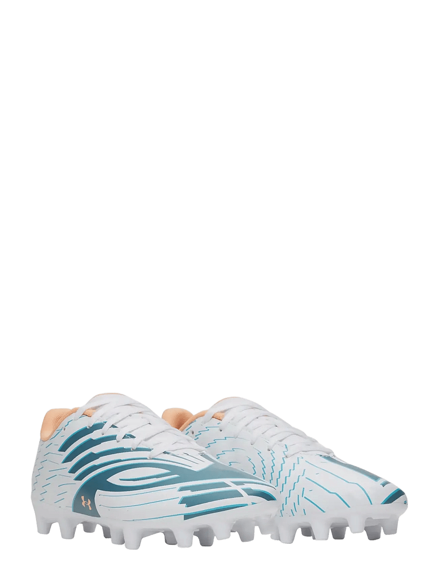 Under Armour - UA Shadow Club 4 FG Jr - fotbollsskor - white - 1