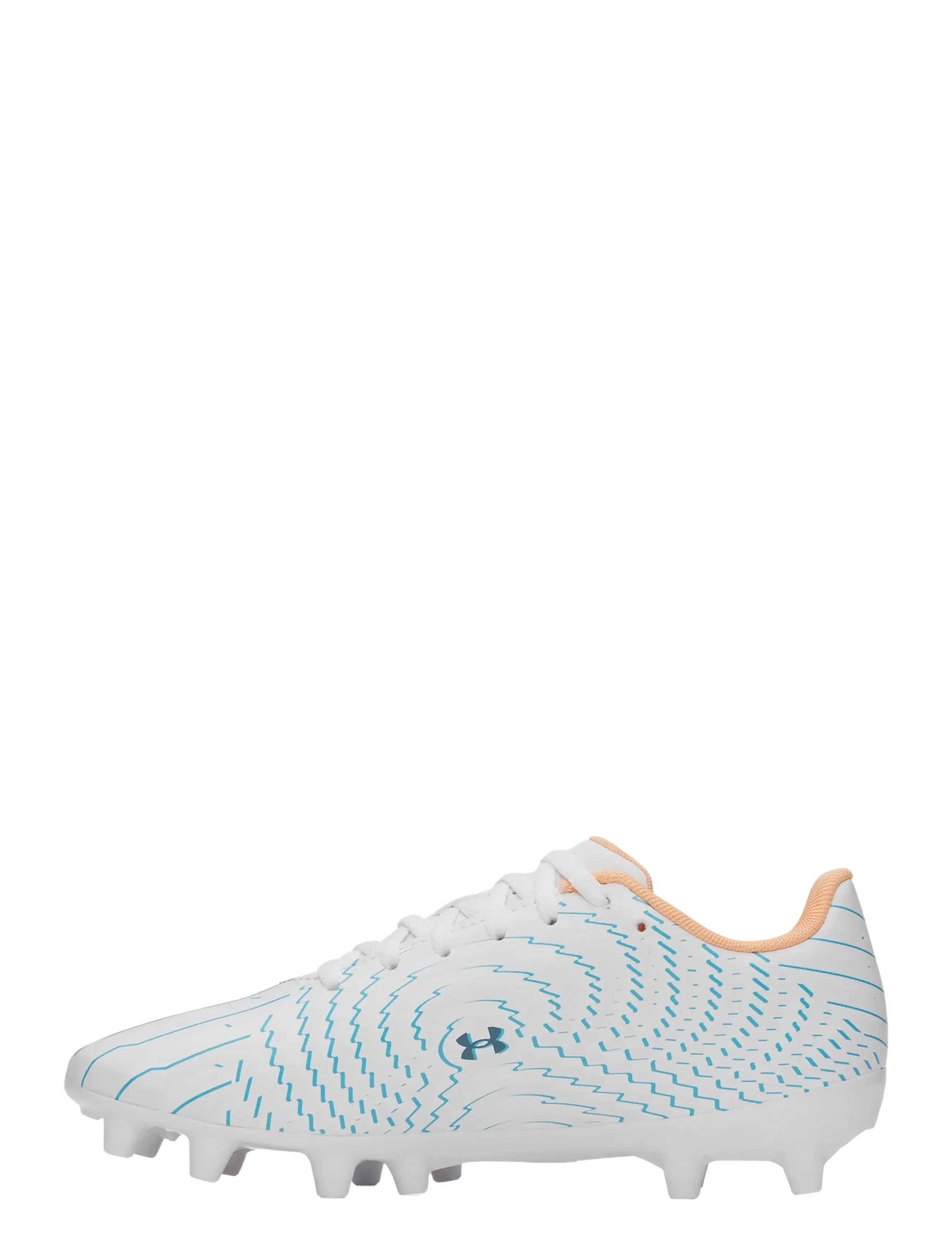 Under Armour - UA Shadow Club 4 FG Jr - fodboldstøvler - white - 4