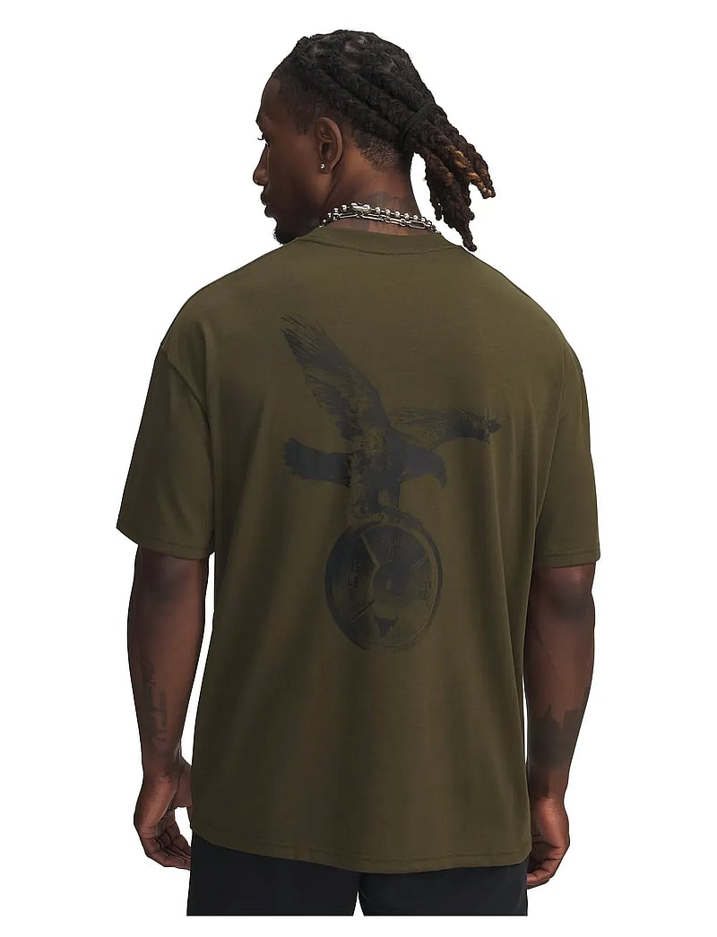 Under Armour - UA Pjt Rck SS Q4 ST - t-shirts - expedition green - 3