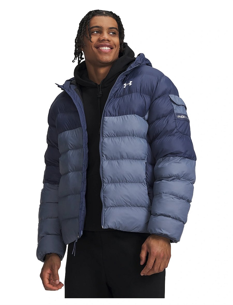 Under Armour - UA Sportswear Puff Jkt - down jackets - downpour gray - 0