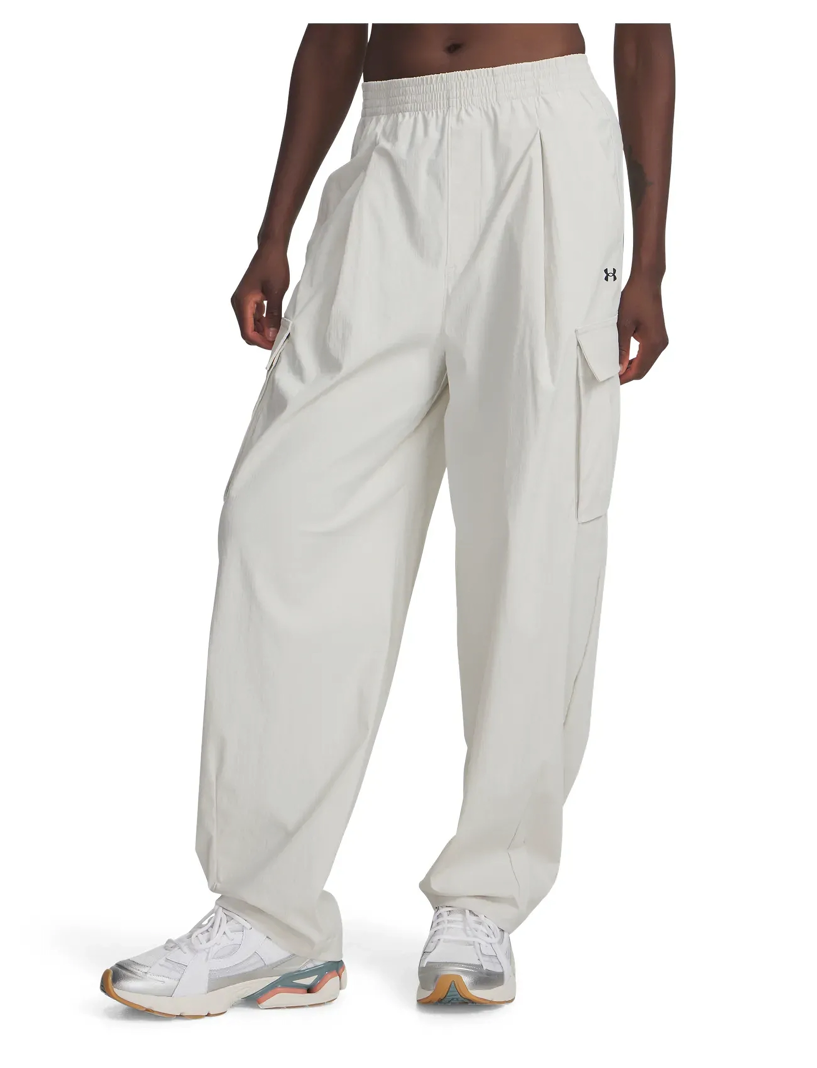 Under Armour UA Unstoppable Rstop Cargo - Träningsbyxor - SUMMIT WHITE / white
