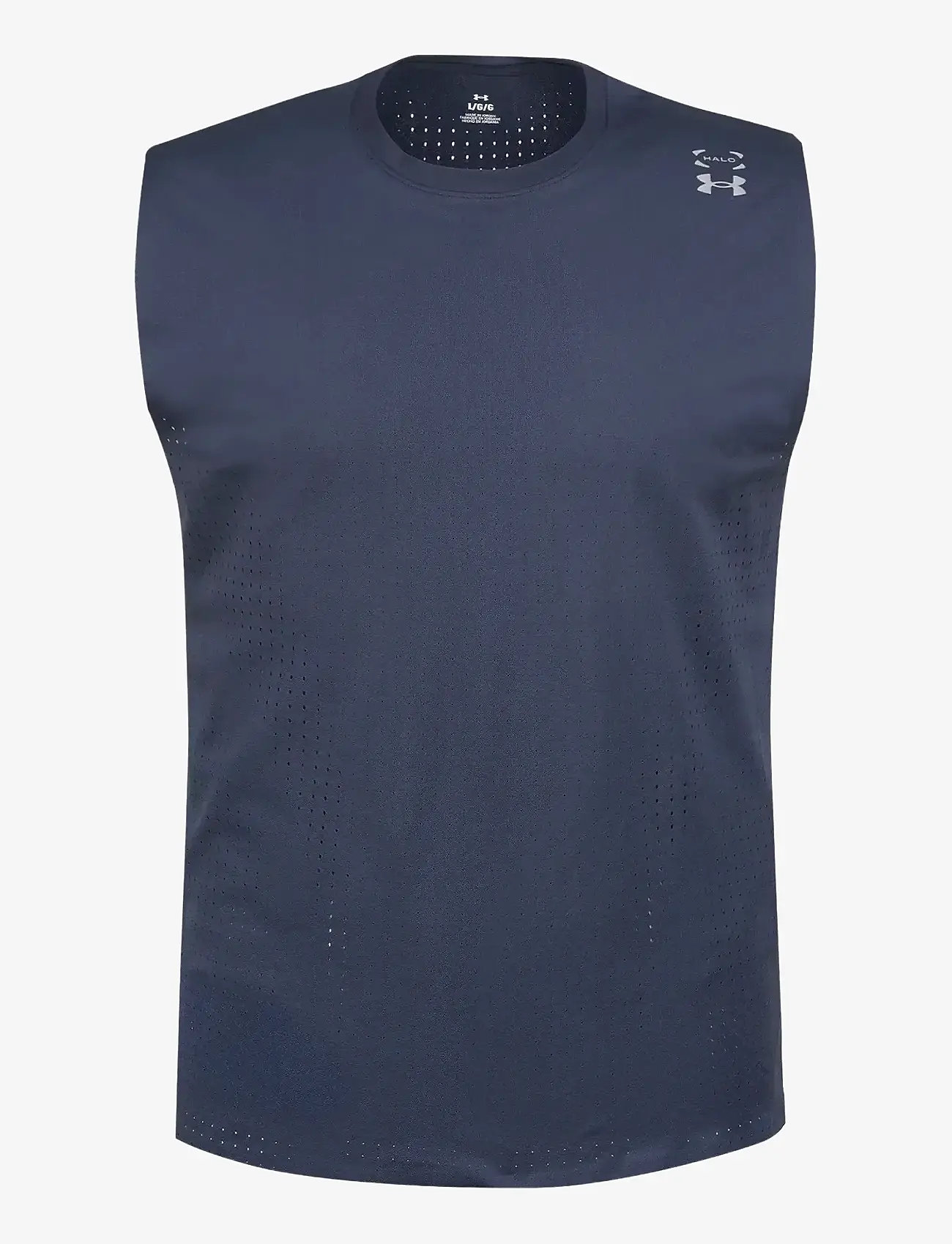 Under Armour - UA Halo Vent SL - tank tops - washed navy - 0