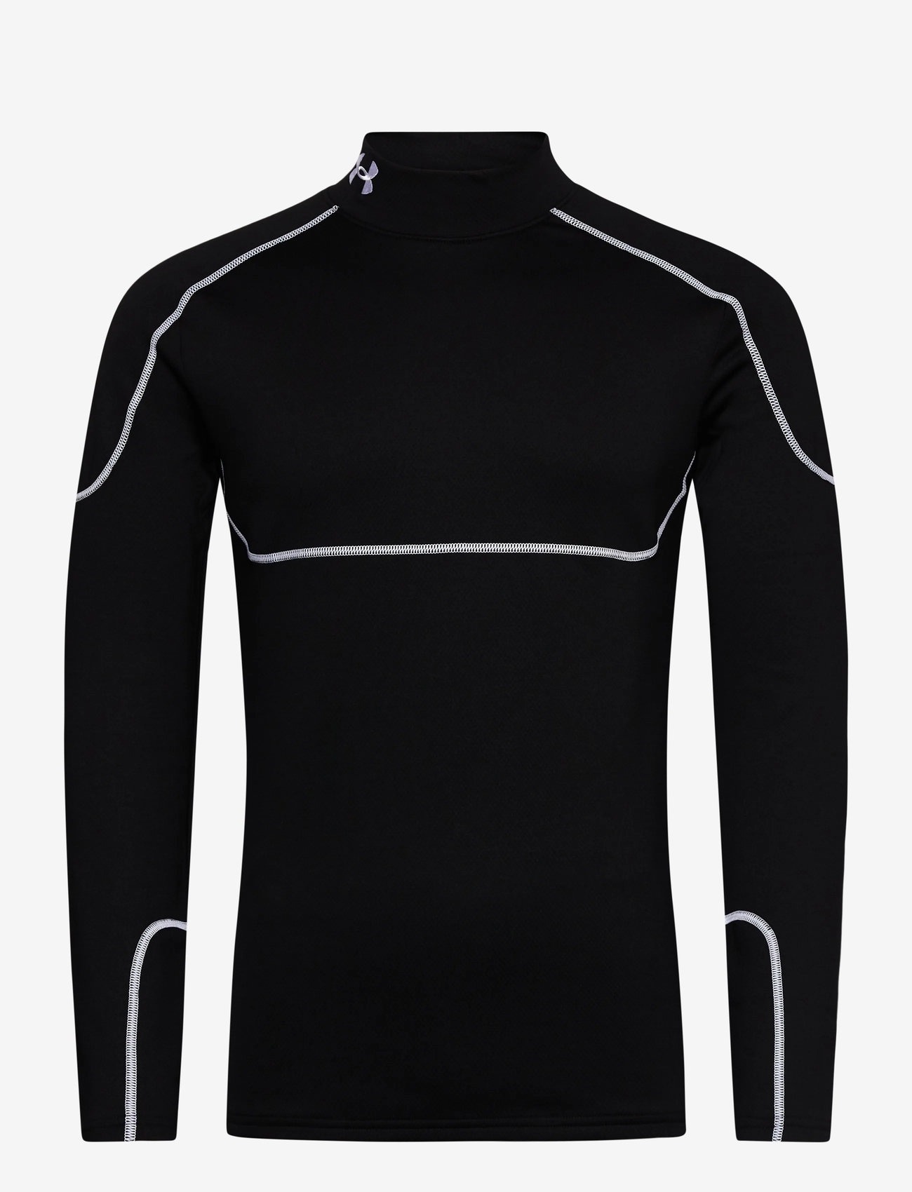 Under Armour - Cold Weather Grid LS Mock - langarmshirts - black - 0