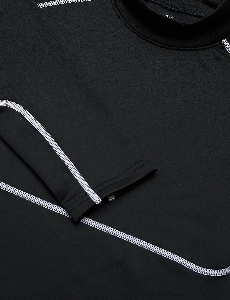 Under Armour - Cold Weather Grid LS Mock - langarmshirts - black - 5