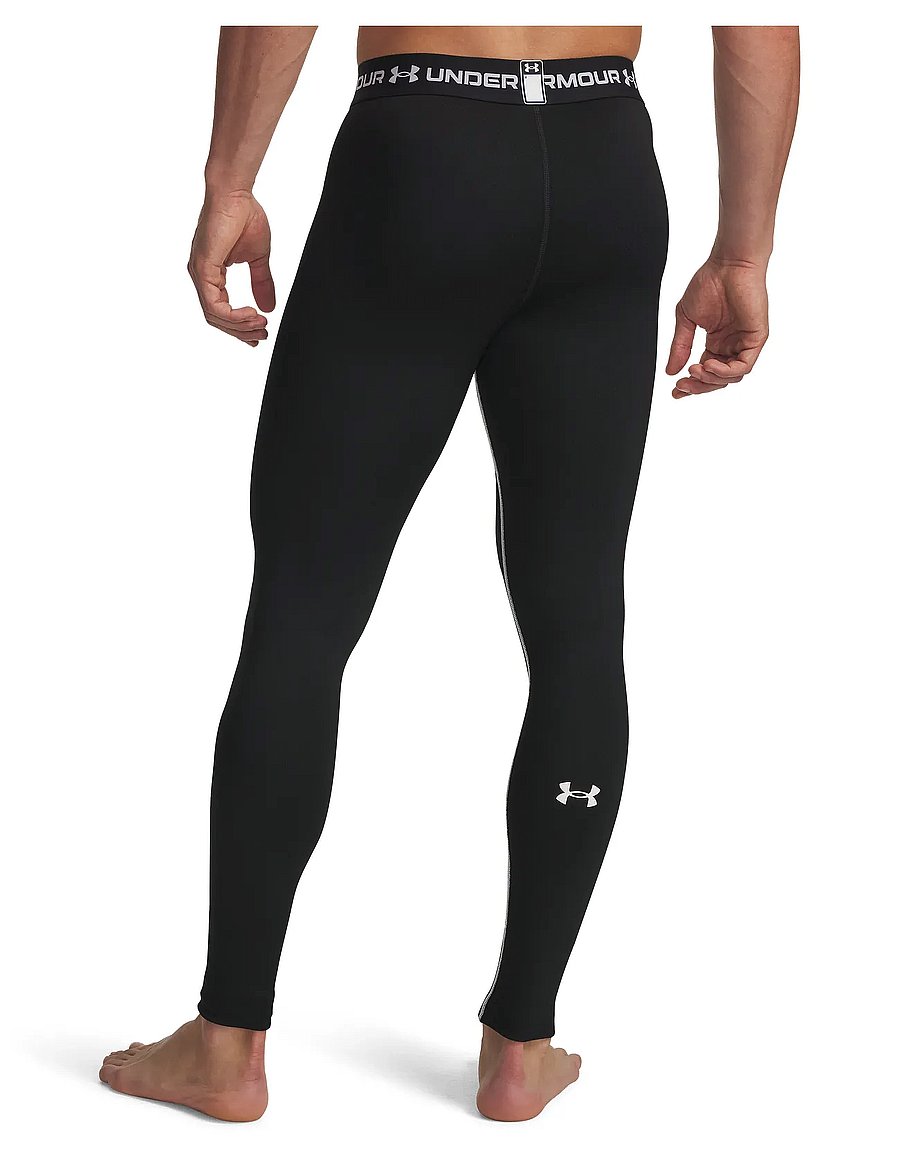 Under Armour - Cold Weather Grid Legging - treniņu legingi - black - 3
