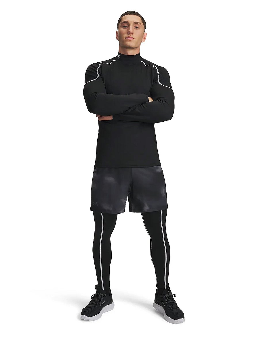 Under Armour - Cold Weather Grid Legging - treniņu legingi - black - 4