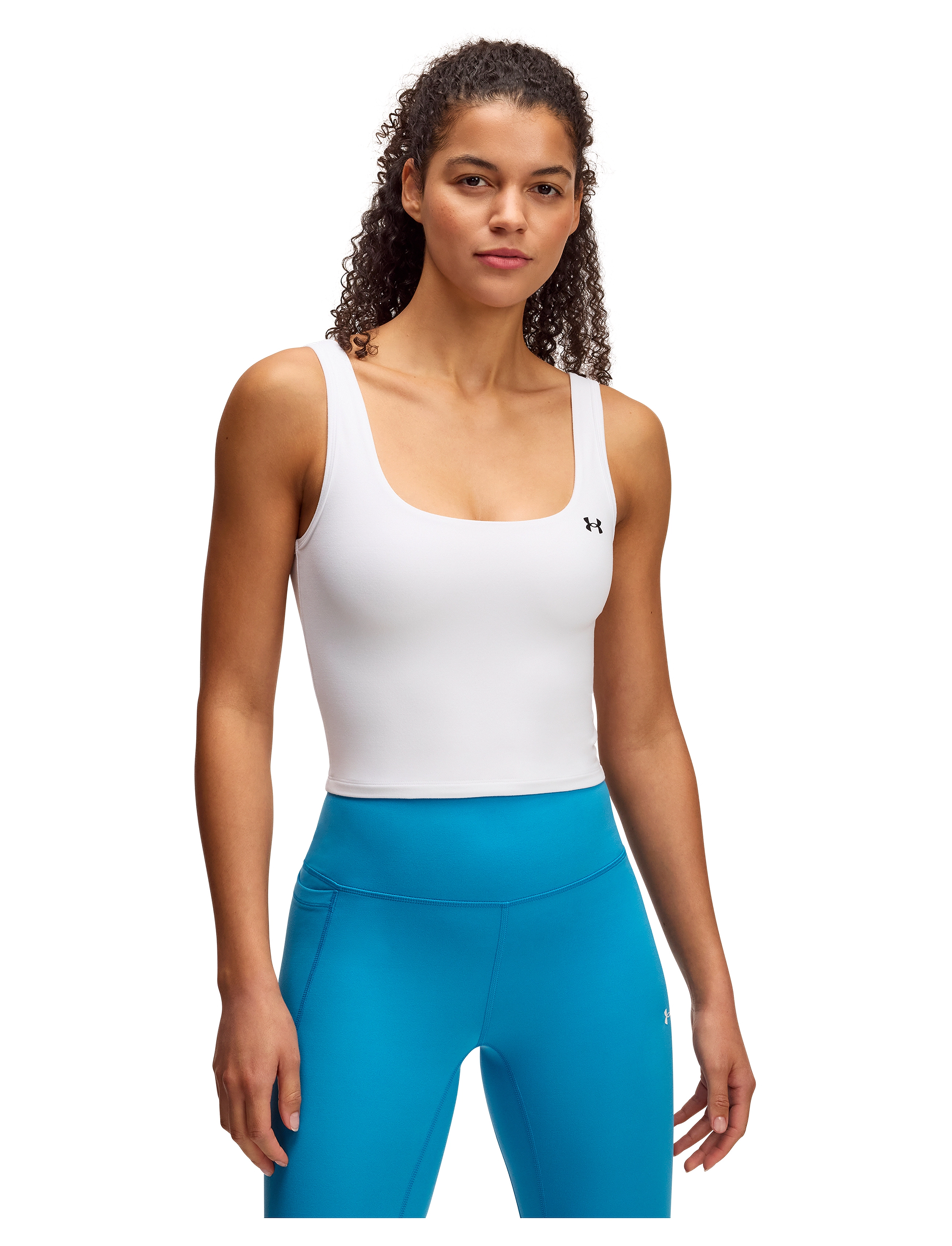 Under Armour Motion Tank Emea, Kvinder, Sports Cropped Tanktop, Hvid, Str: XL