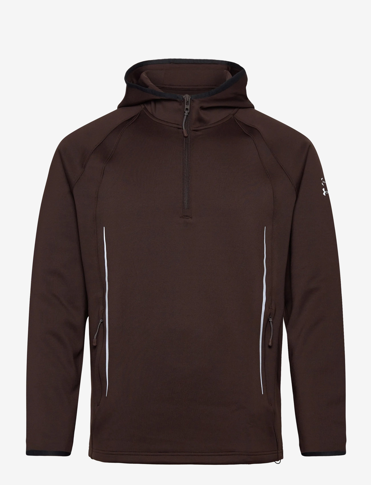 Under Armour - UA Halo CW 1/2 Zip - kapuutsiga dressipluusid - kona brown - 1