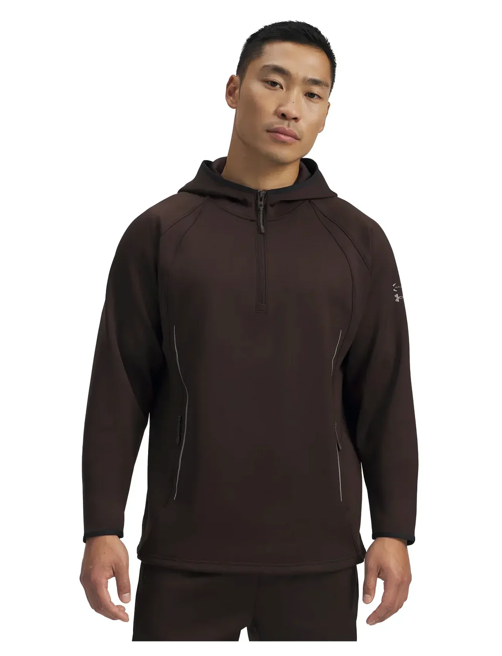 Under Armour - UA Halo CW 1/2 Zip - huvtröjor - kona brown - 0