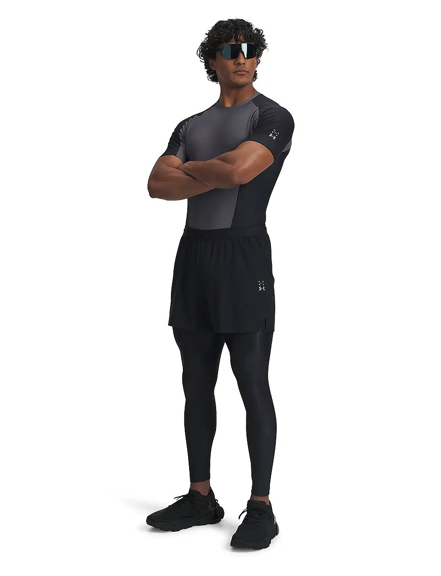 Under Armour - UA Halo Bonded Auxetic Legng - spordipüksid - black - 4
