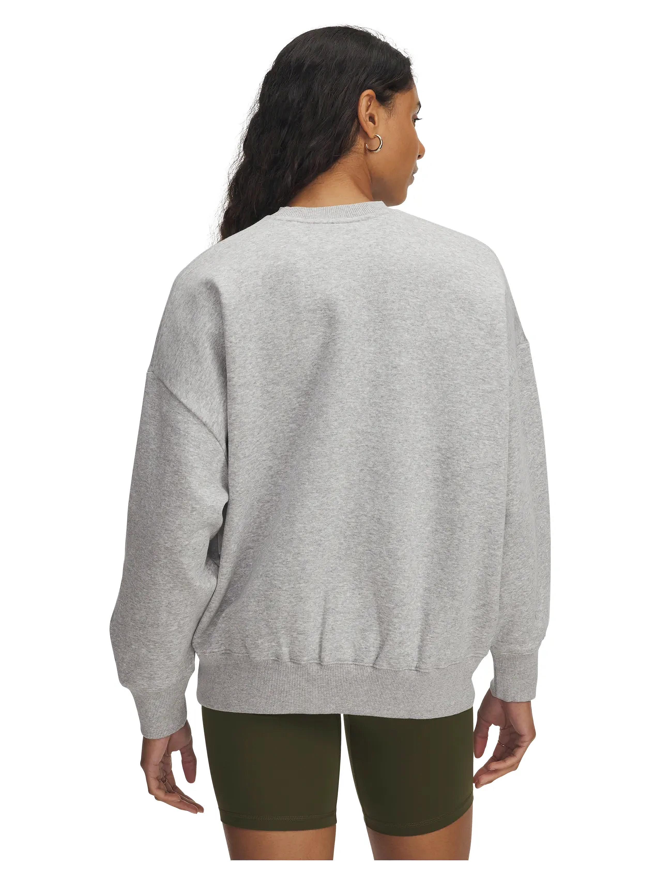 Under Armour - Rival Flc OS Varsity Crew - dressipluusid - halo gray light heather - 3