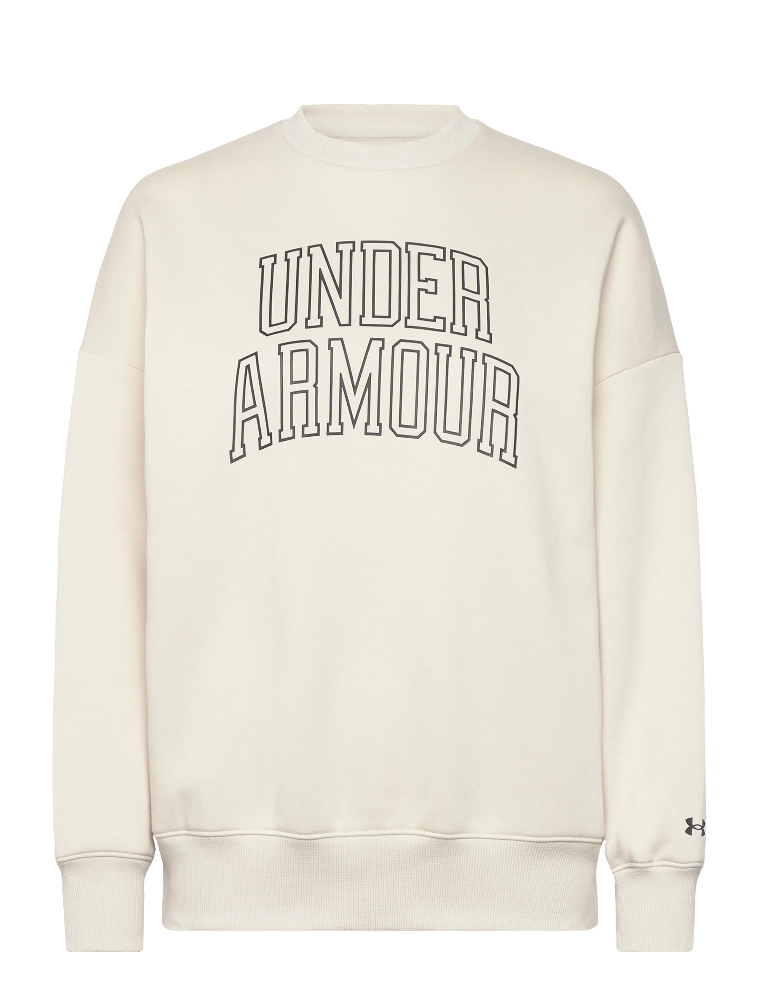 UNDER ARMOUR Rival Flc Os Varsity Crew Cream - S - Damen