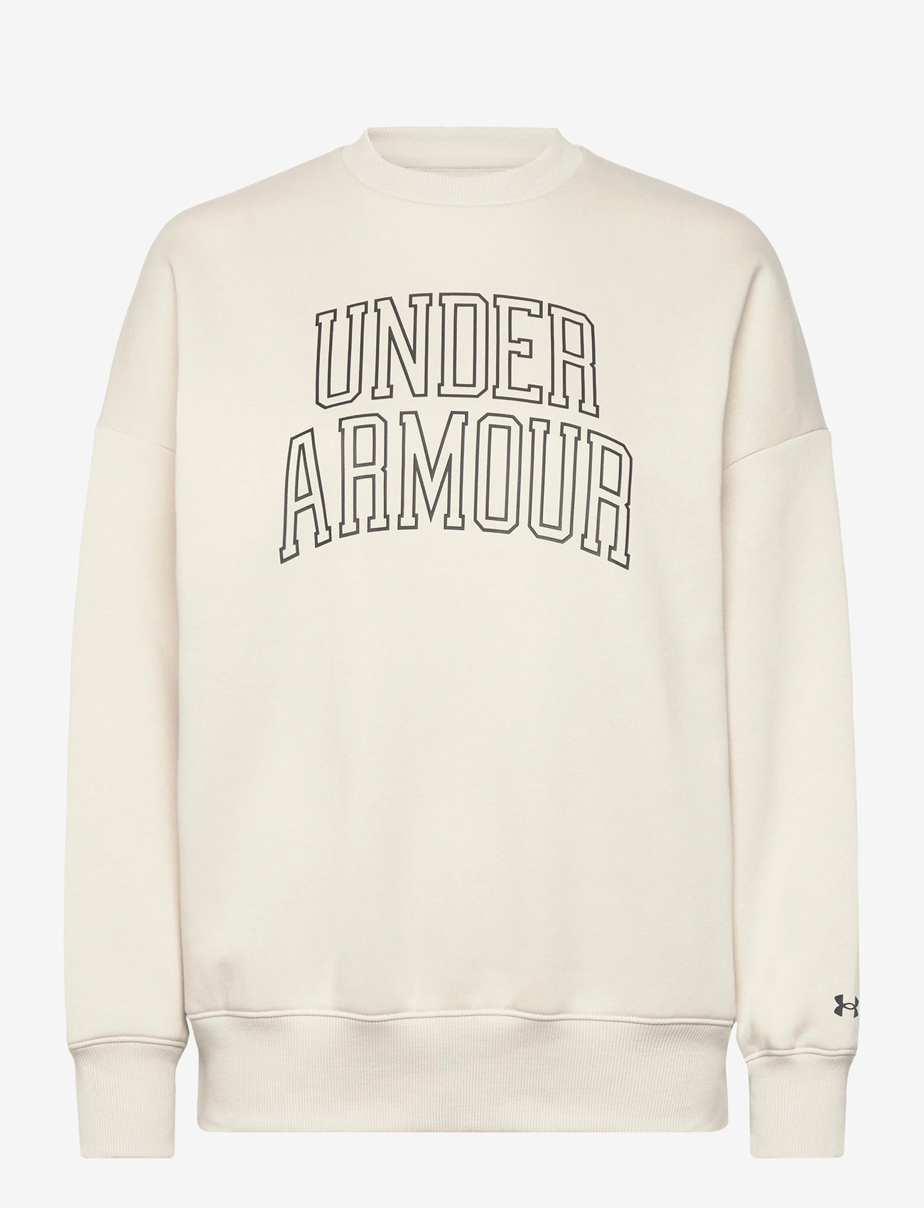 Under Armour - Rival Flc OS Varsity Crew - moterims - summit white - 0