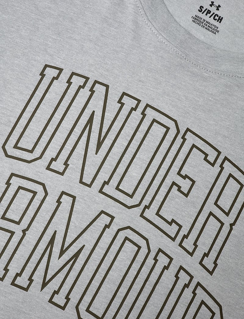 Under Armour - Rival OS Campus Tee - mod gray light heather - 4