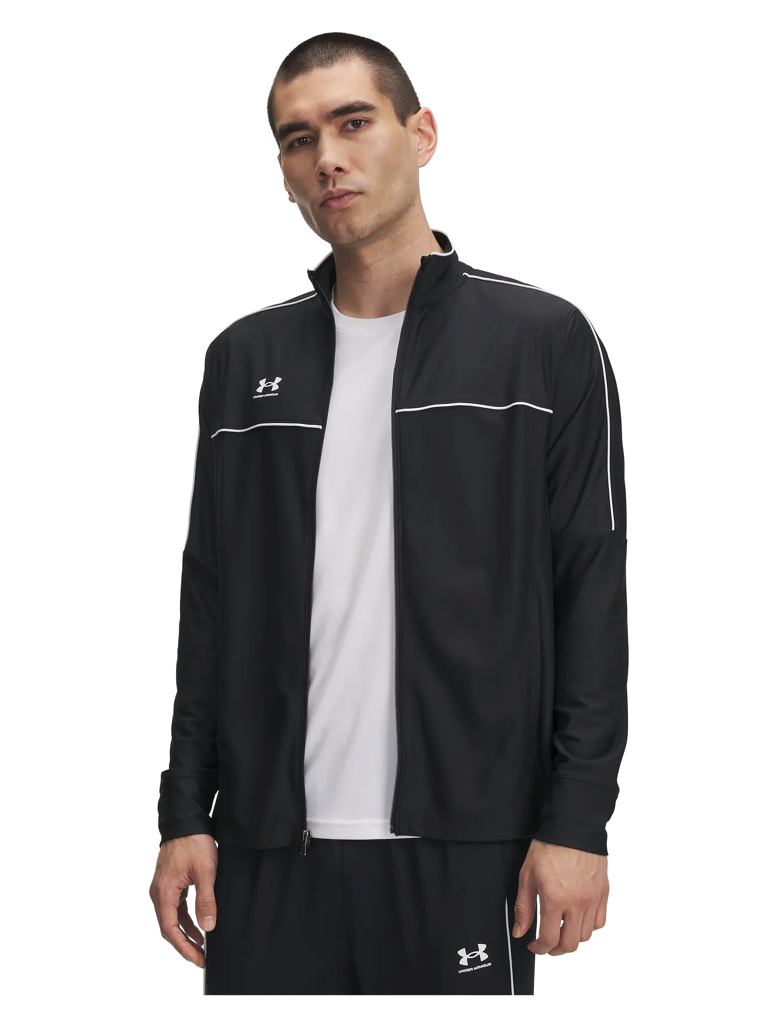 Under Armour M Challenger Track Jacket, M, Black, Sport Jackets > Sport Training Jackets, Herre