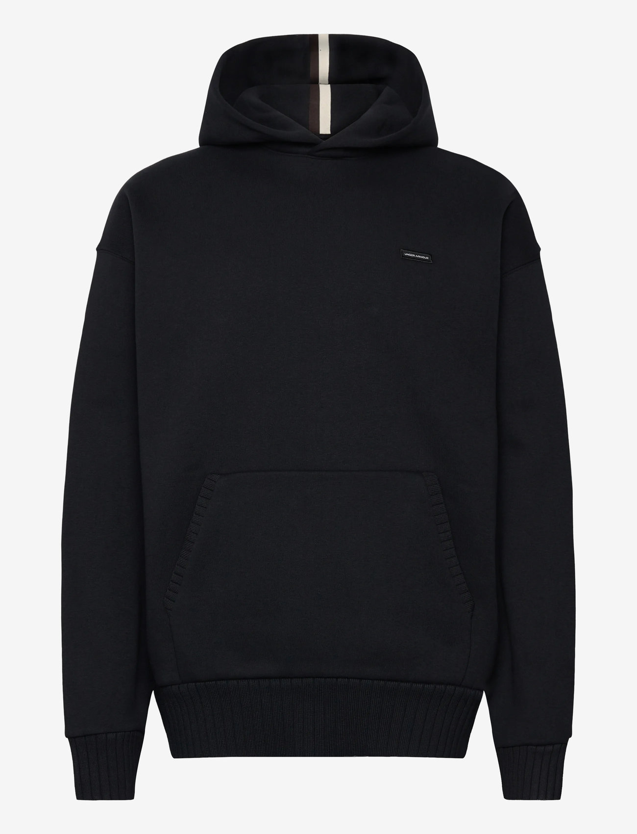 Under Armour - UA Icon Heavy Rib Hdy - huvtröjor - black - 1