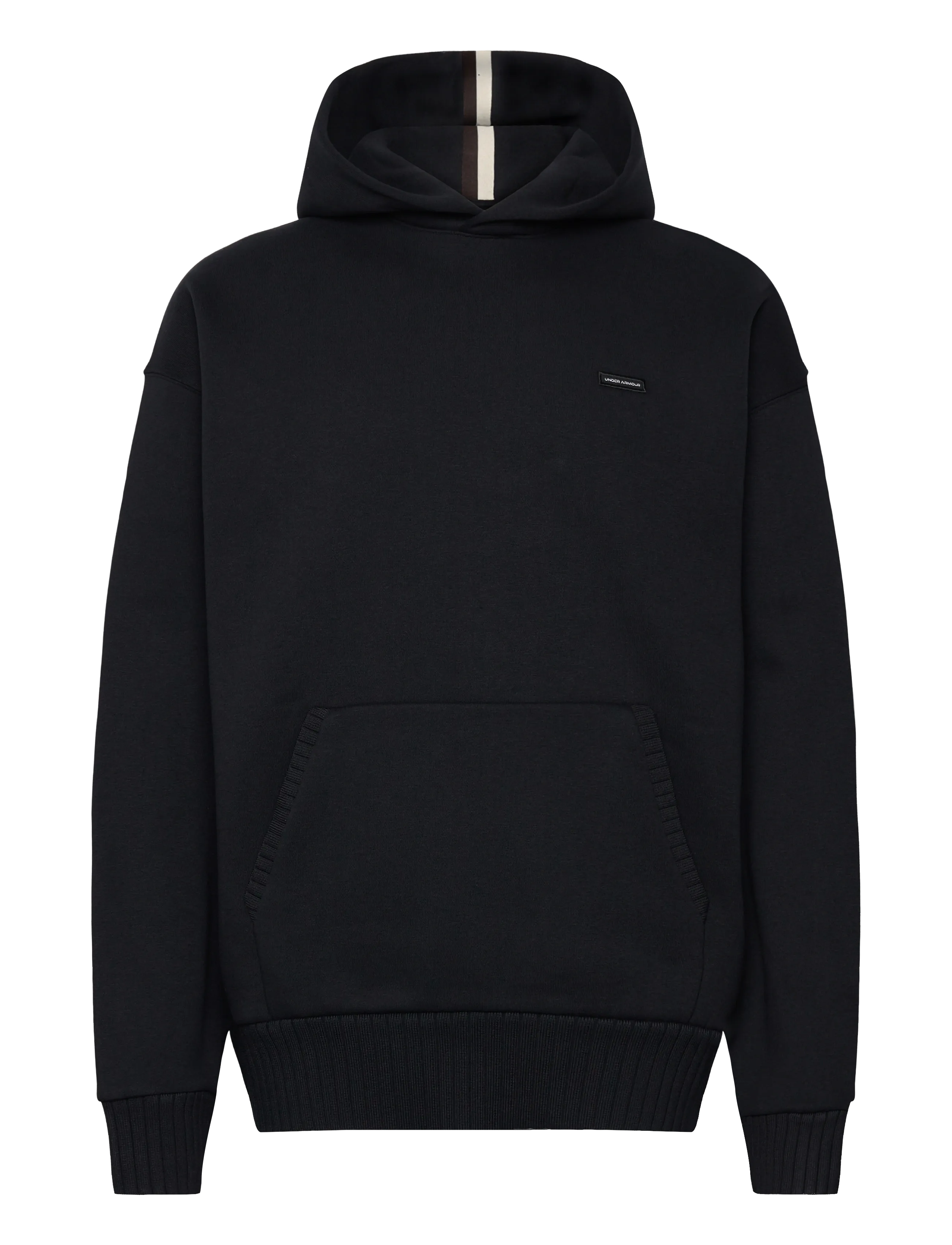 Under Armour UA Icon Heavy Rib Hdy - Kapuzenpullover - BLACK / black