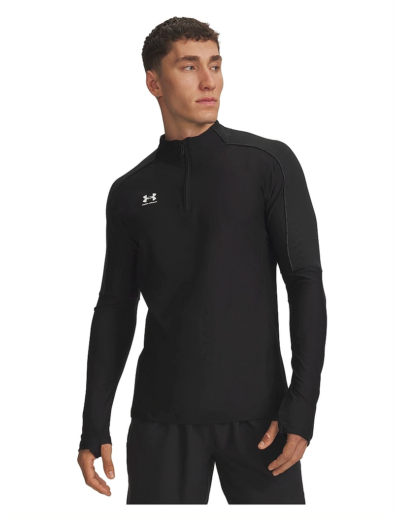 Under Armour - UA M Challenger Pro Midlayer - polary i odzież ocieplająca - black - 0