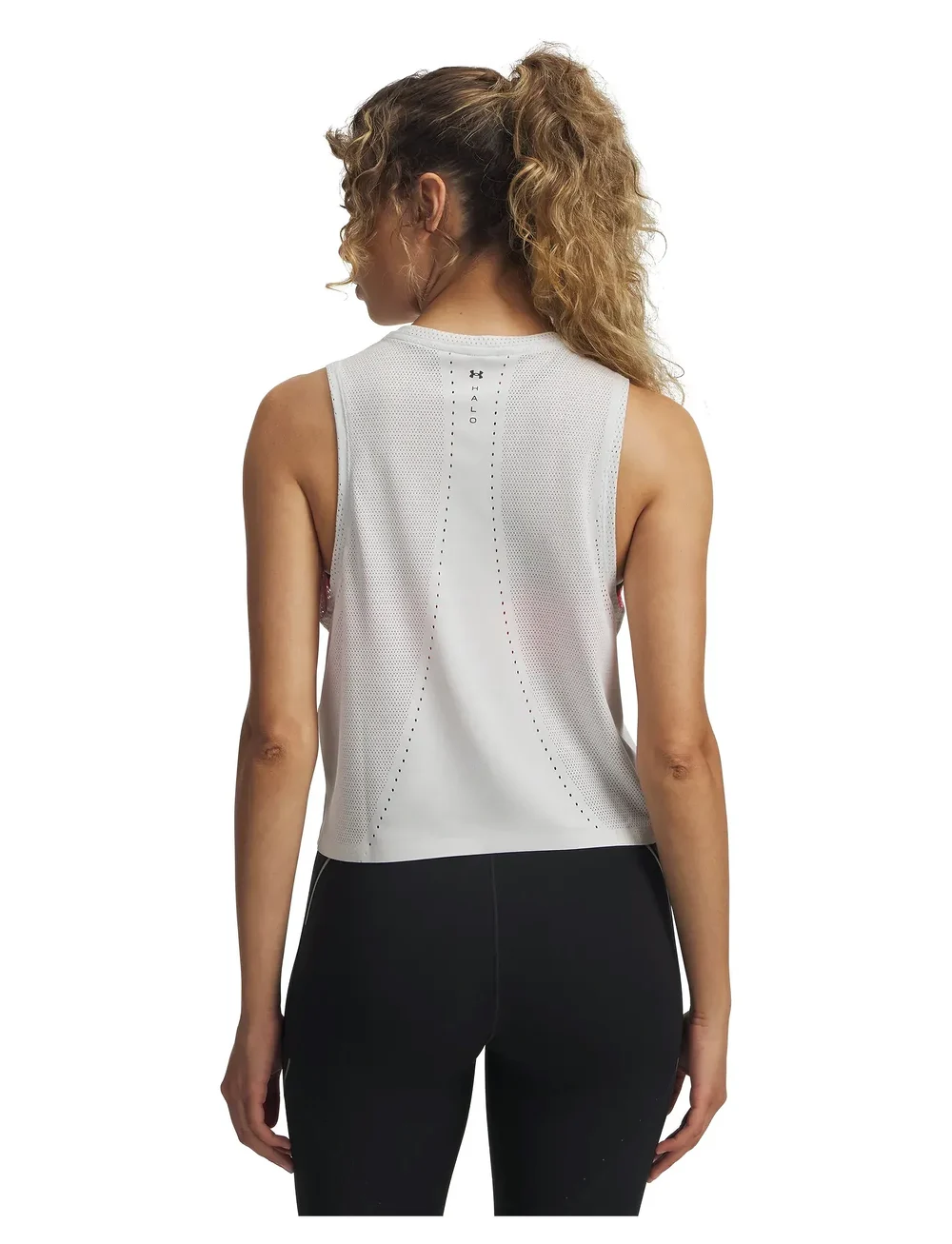 Under Armour - UA Halo Vent SL - tank tops - distant gray - 3
