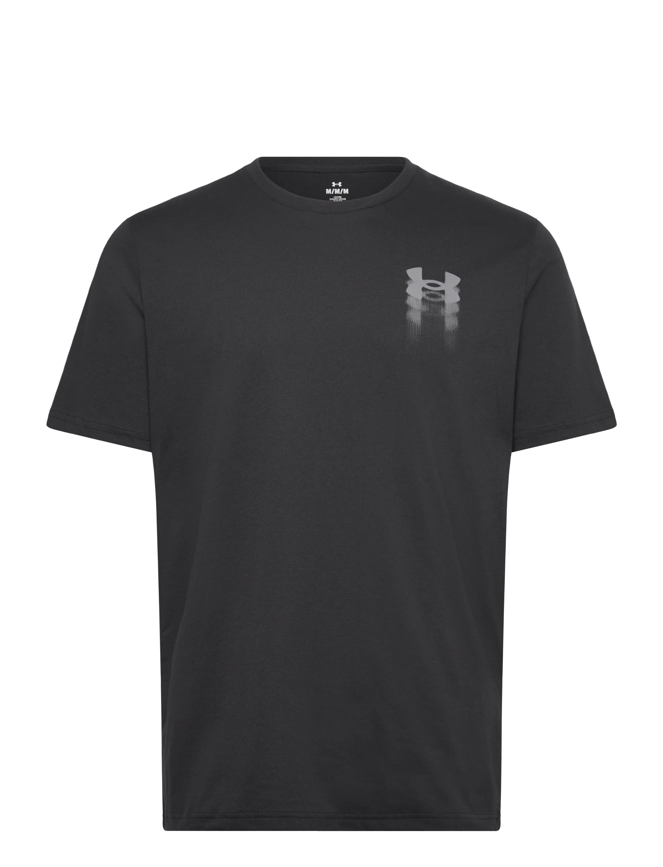 Under Armour UA M BLUR LOGO SS - Clothing - BLACK / black