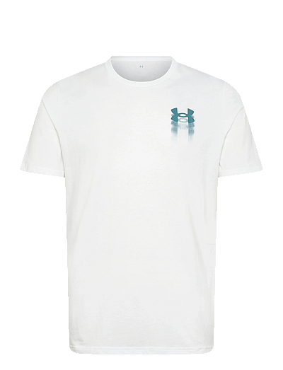 Under Armour UA M BLUR LOGO SS - Short-sleeved t-shirts - WHITE / white