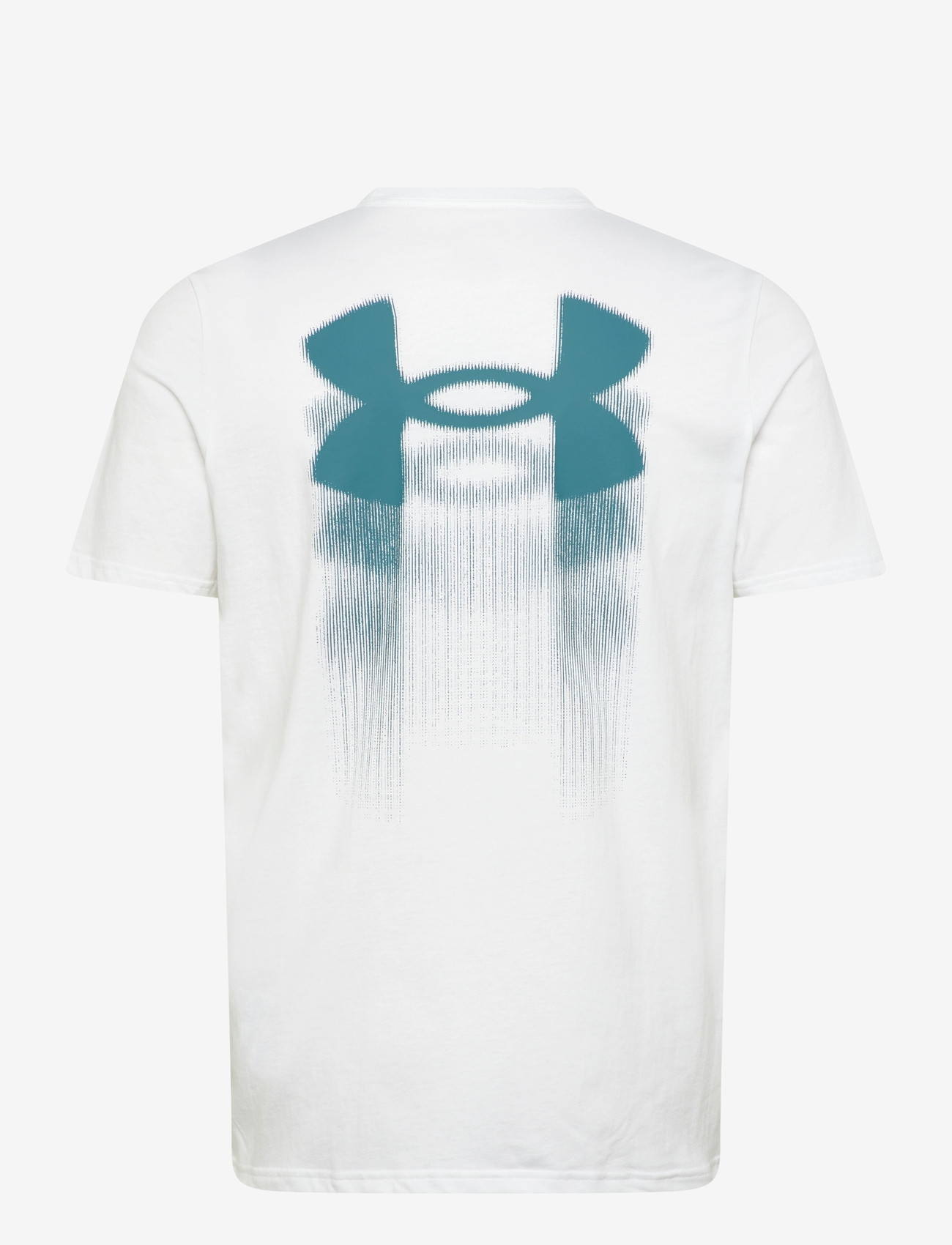 Under Armour - UA M BLUR LOGO SS - tops & t-shirts - white - 2