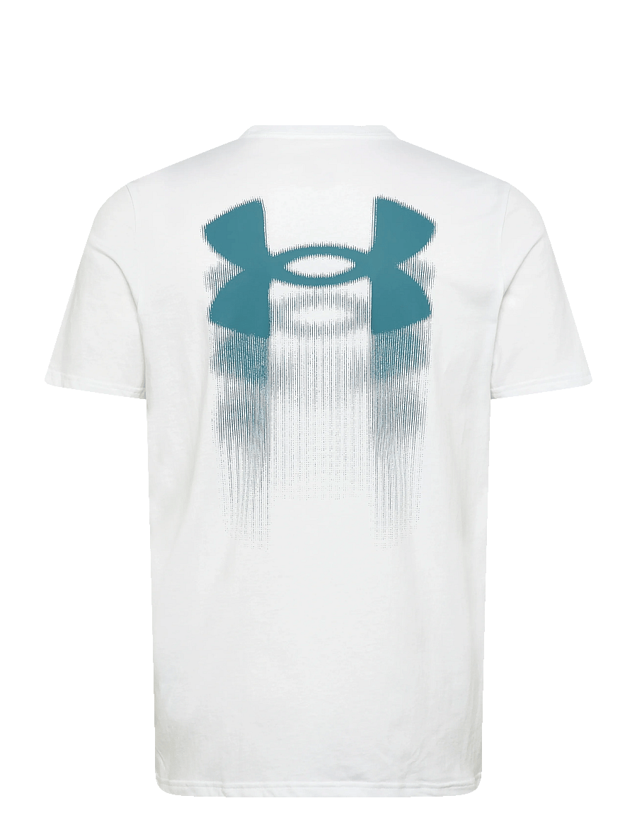 Under Armour - UA M BLUR LOGO SS - alussärgid ja t-särgid - white - 2