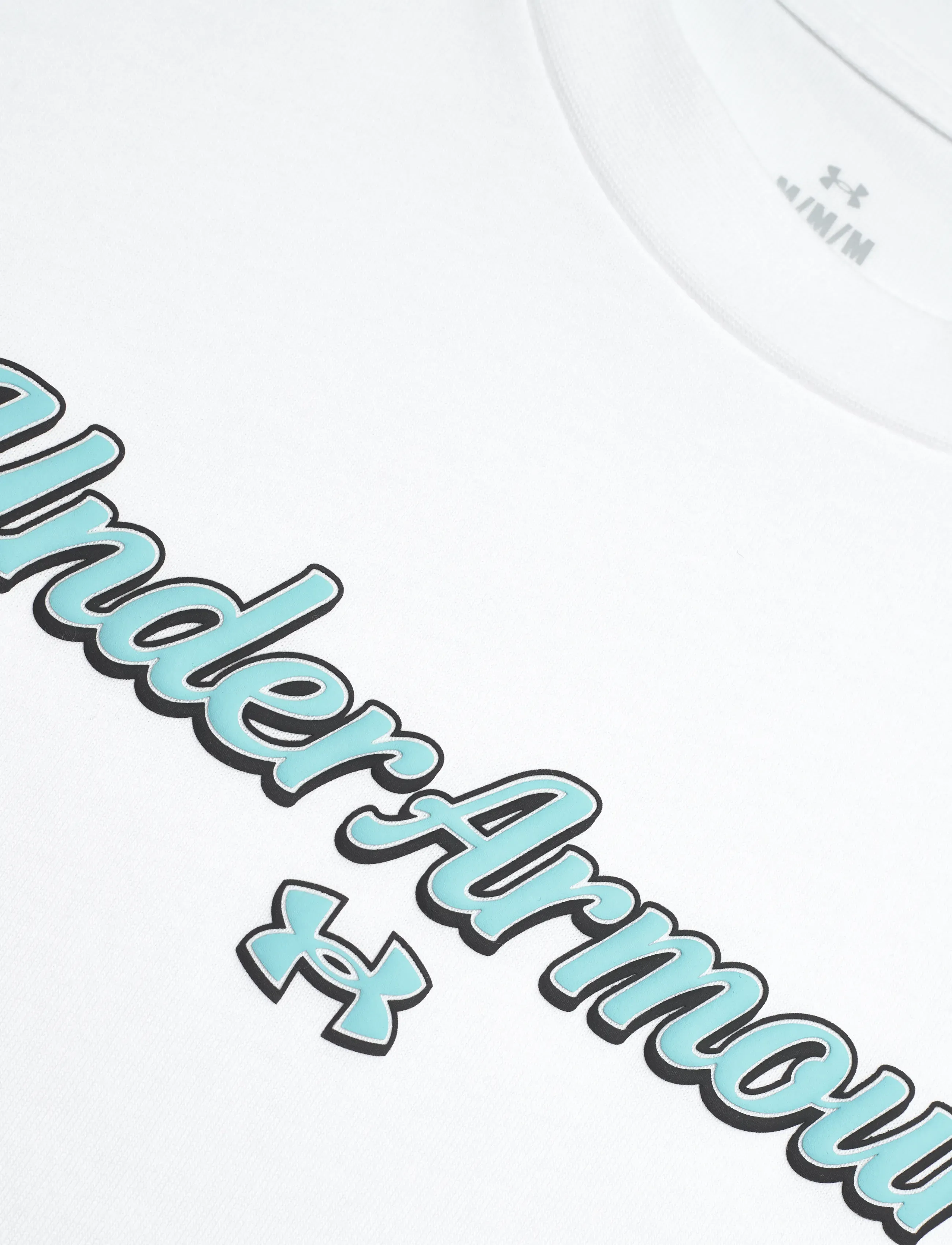 Under Armour - UA M HWT WM SS - t-shirts - white - 5