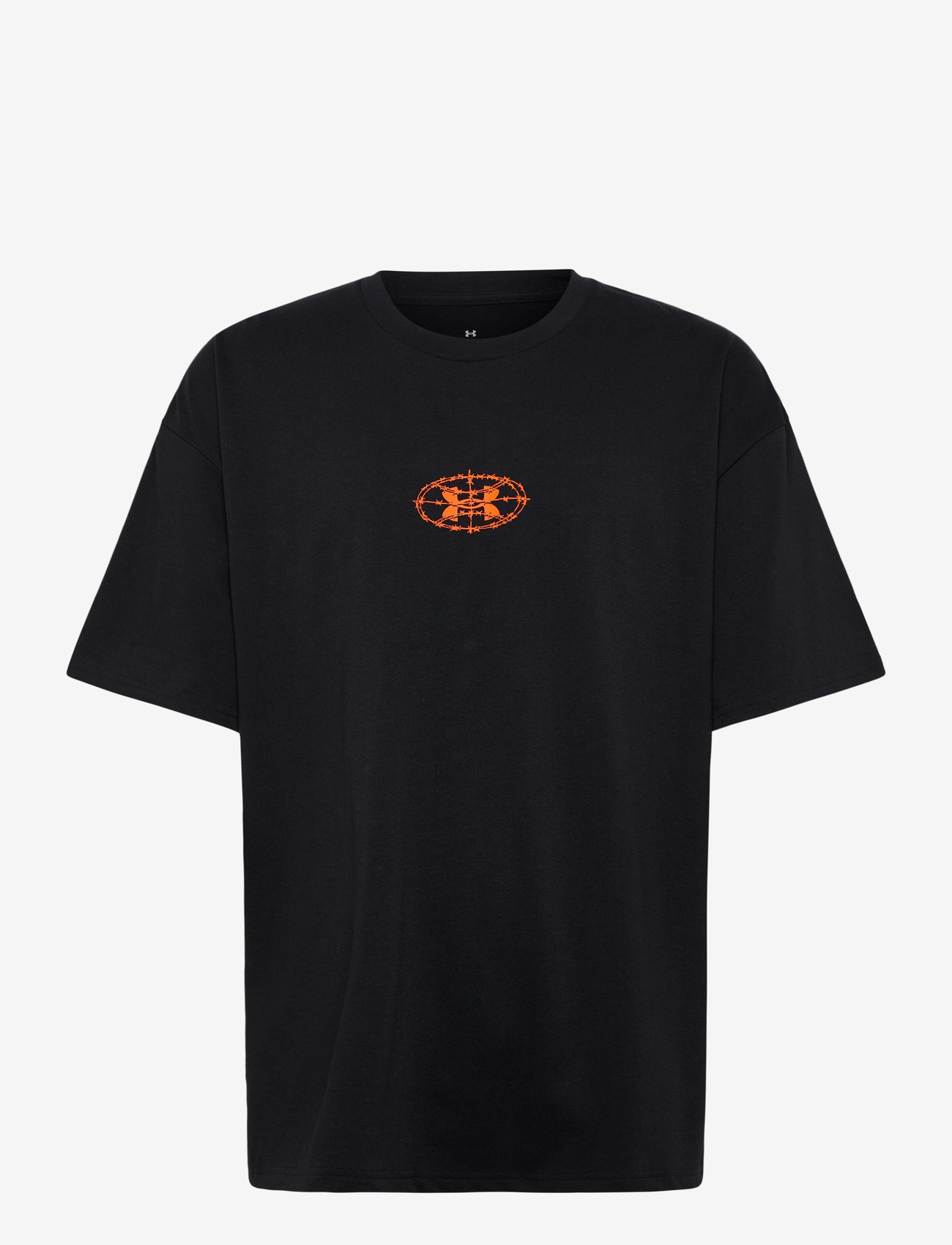 Under Armour - U M HWT HOOPS PHOTOREAL SS - t-shirts - black - 1