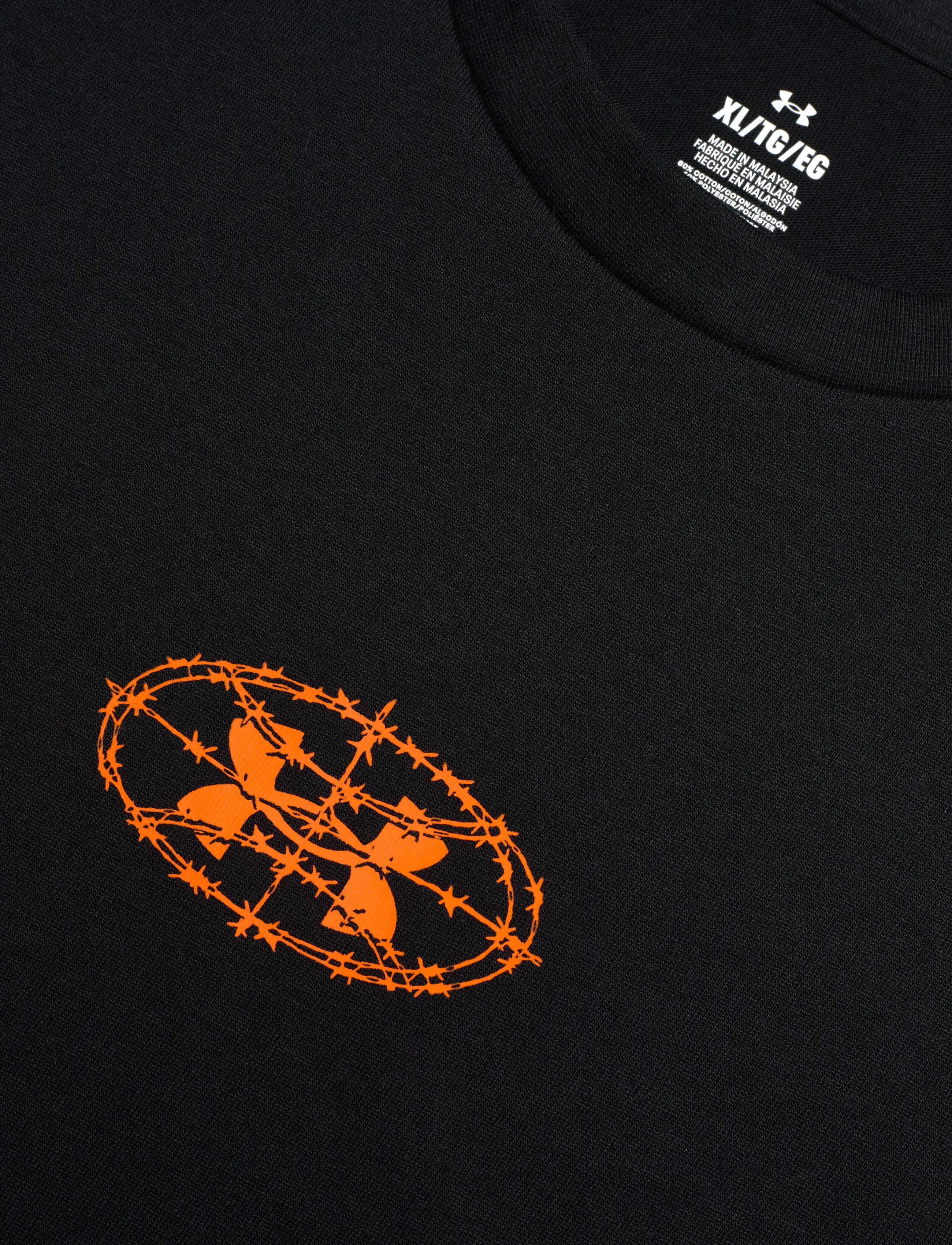 Under Armour - U M HWT HOOPS PHOTOREAL SS - t-shirts - black - 5