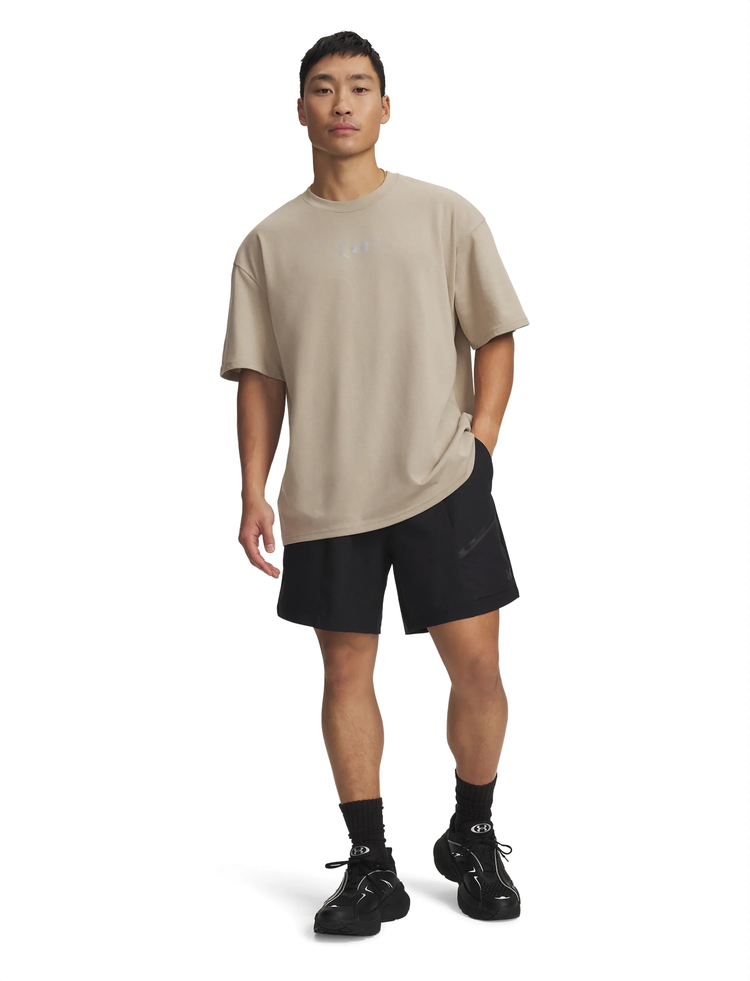 Under Armour - UA Unstoppable Woven Shorts - trainingsshorts - black - 4