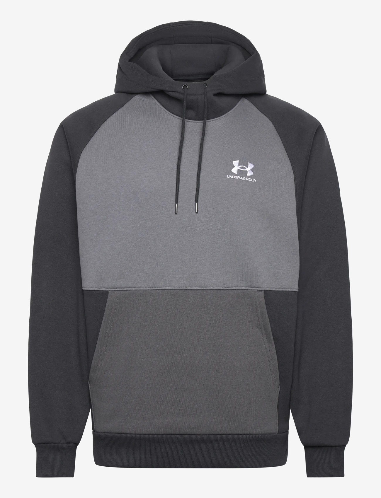 Under Armour - UA Icon HW Colorblocked Hdy - hoodies - anthracite - 1